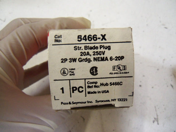 PASS & SEYMOUR LEGRAND 5466-X *NEW IN BOX*