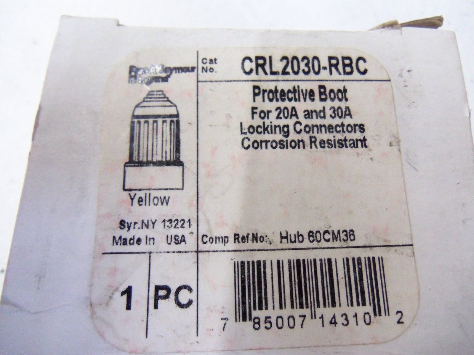 PASS & SEYMOUR LEGRAND CRL2030-RBC PROTECTIVE BOOT *NEW IN BOX*
