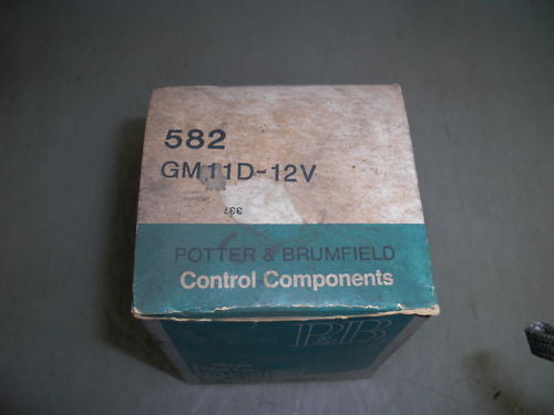 POTTER & BRUMFIELD GM11D-12V SINGLE COIL RELAY *NEW IN BOX*