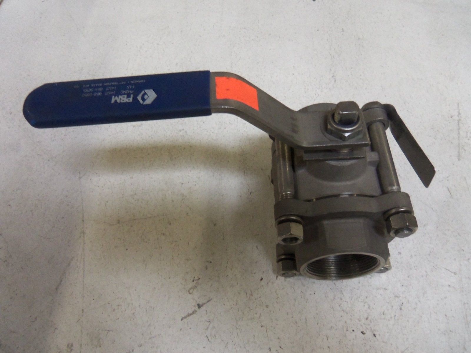 PBM SIH-37-TT3/F0 BALL VALVE *USED*