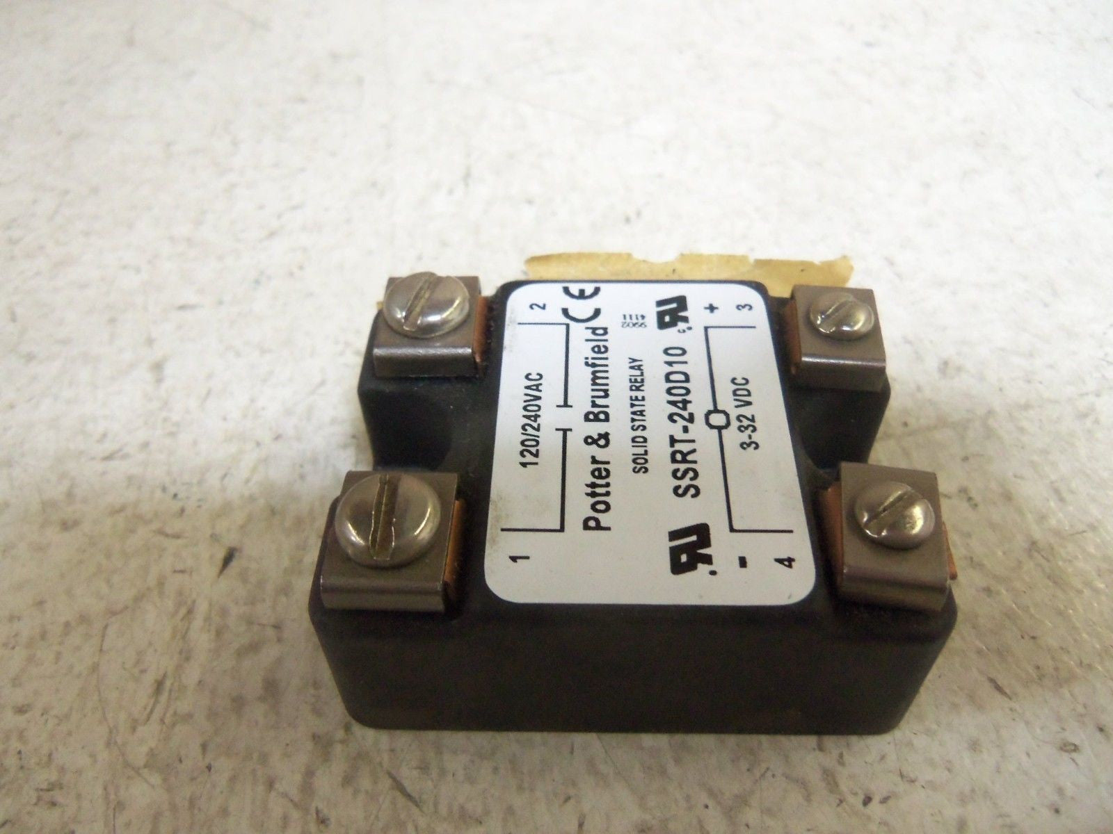 POTTER & BRUMFIELD SSRT-240D10 SOLID STATE RELAY *USED*
