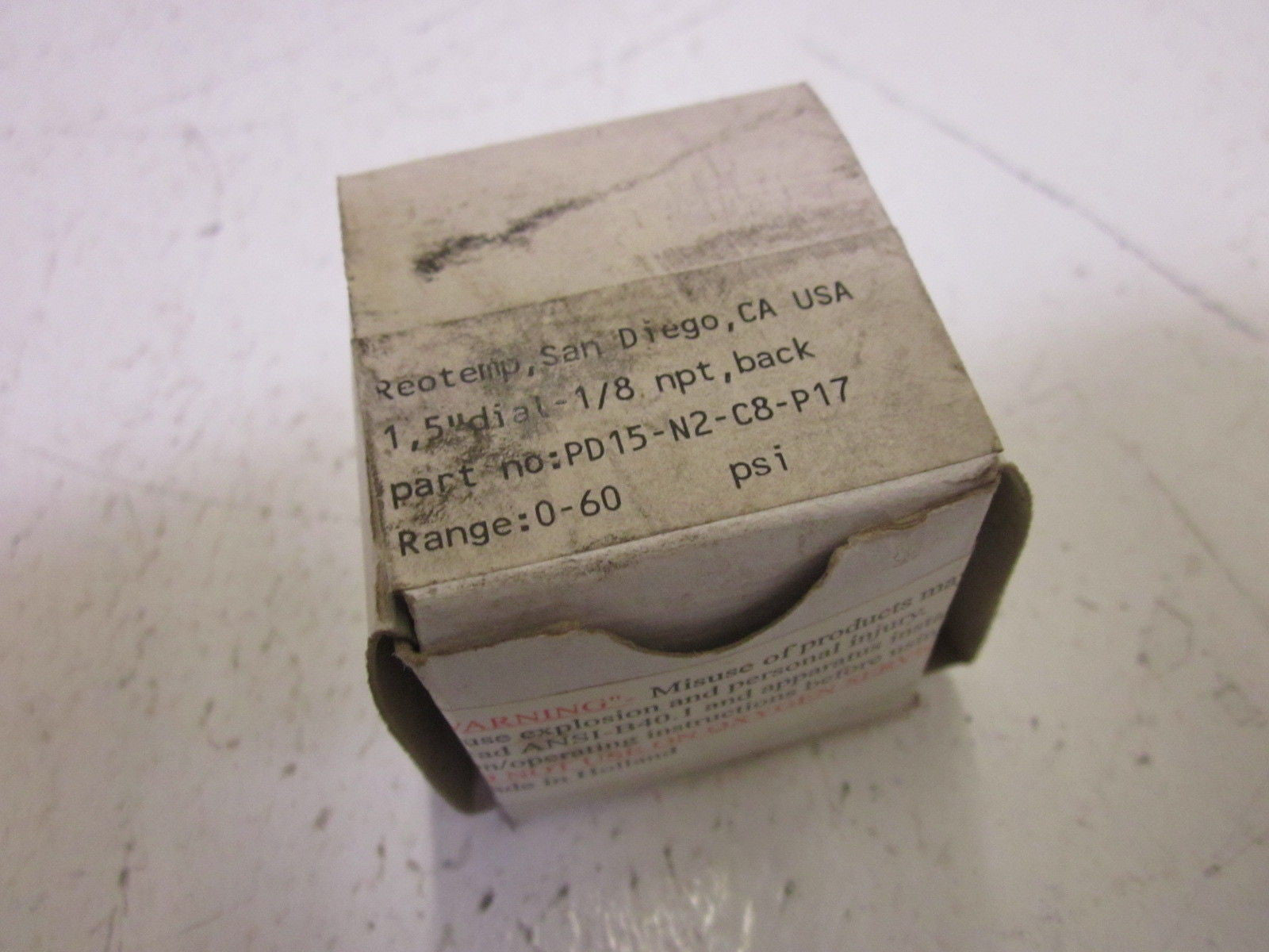 PD15-N2-C8-P17 0-60 PSI *NEW IN BOX*