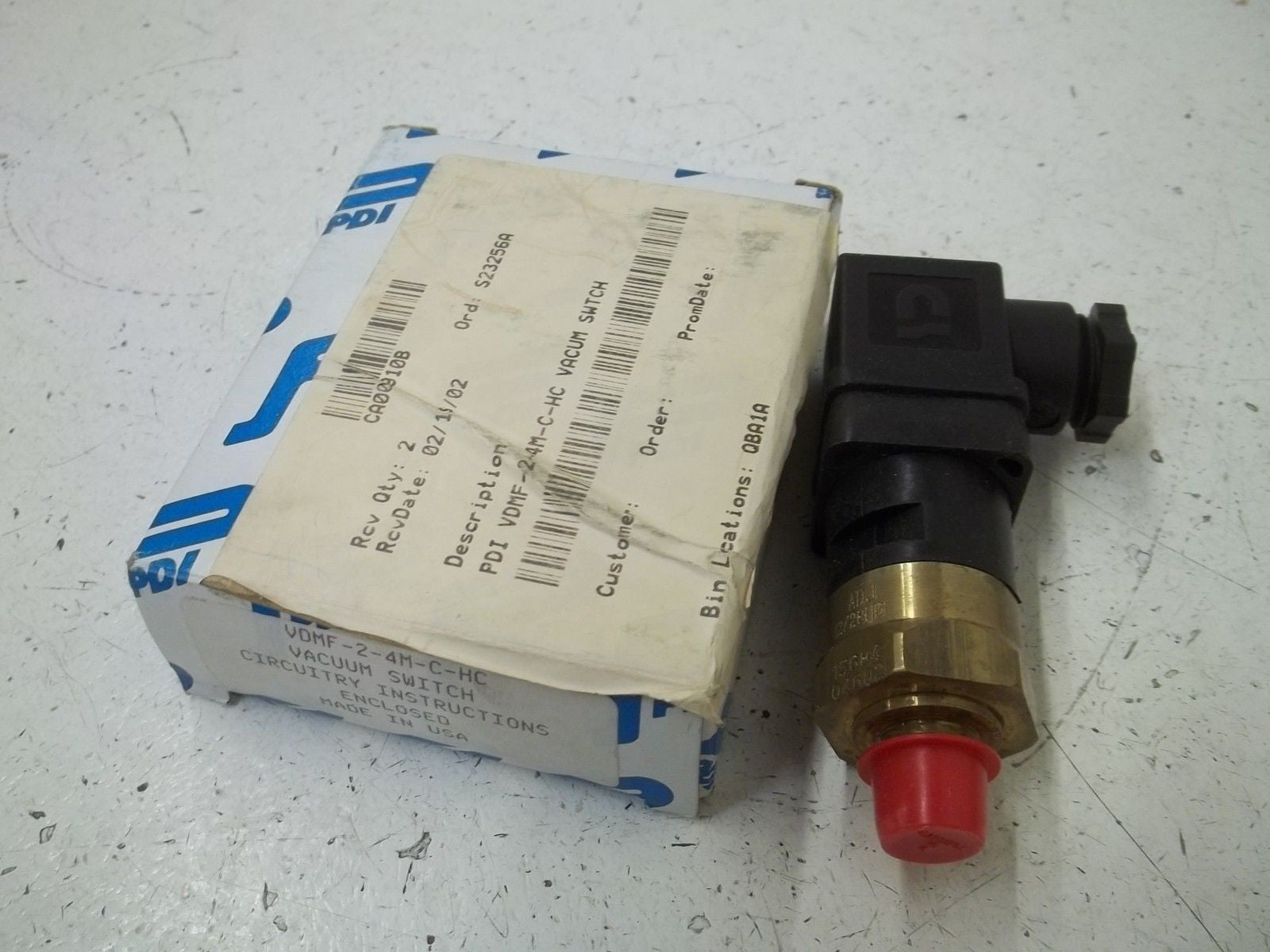PDI VDMF-2-4M-C-CH VACUUM SWITCH *NEW IN BOX*