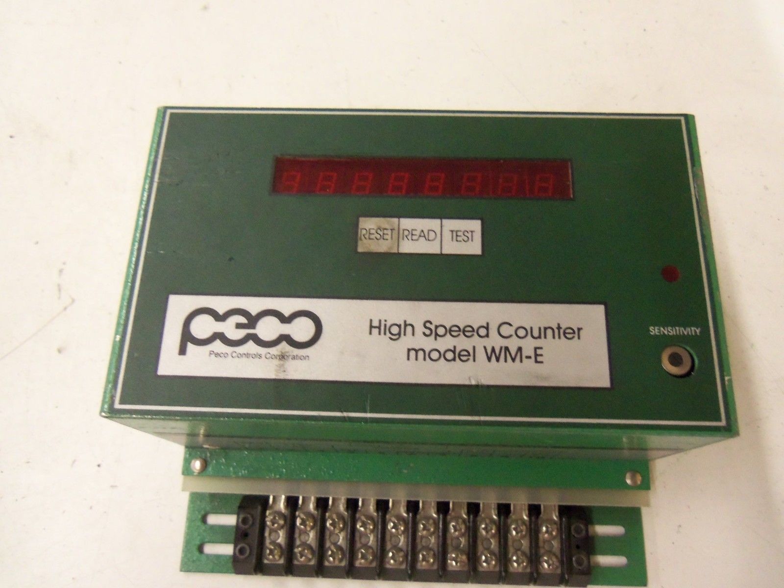 PECO HIGH SPEED COUNTER MODEL WM-E C3678-4146 *USED*