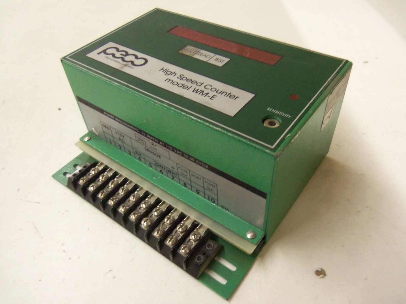 PECO HIGH SPEED COUNTER MODEL WM-E C3678-4146 *USED*
