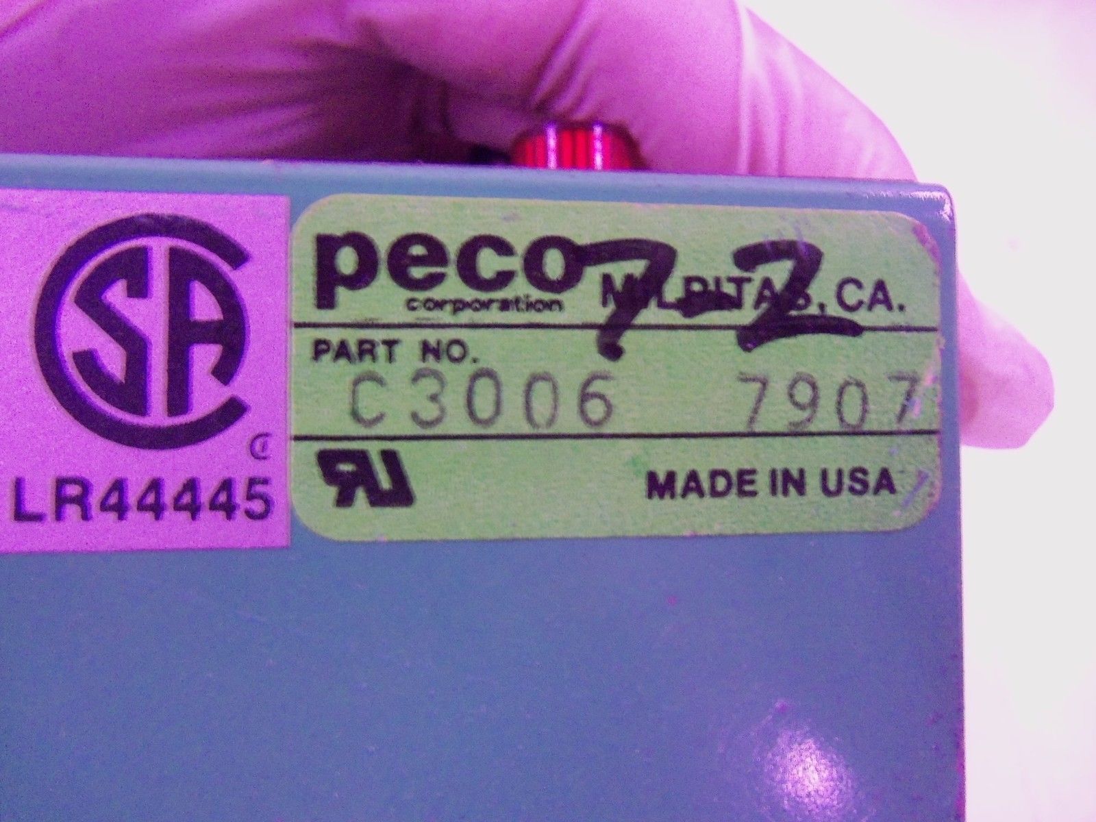 PECO MODEL MM C3006-7907 *USED*