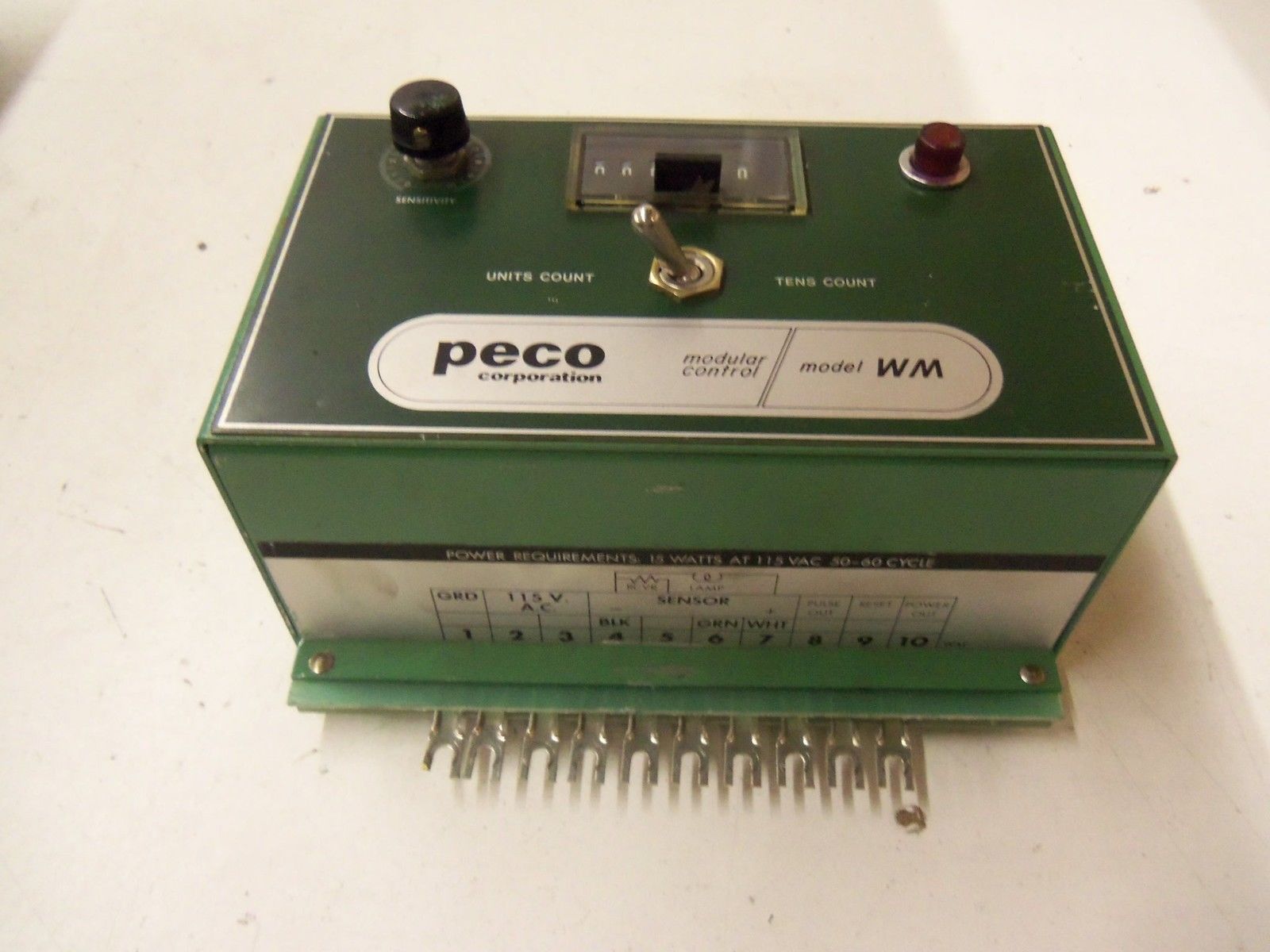 PECO MODULAR CONTROL MODEL WM C-3014-2458 *USED*