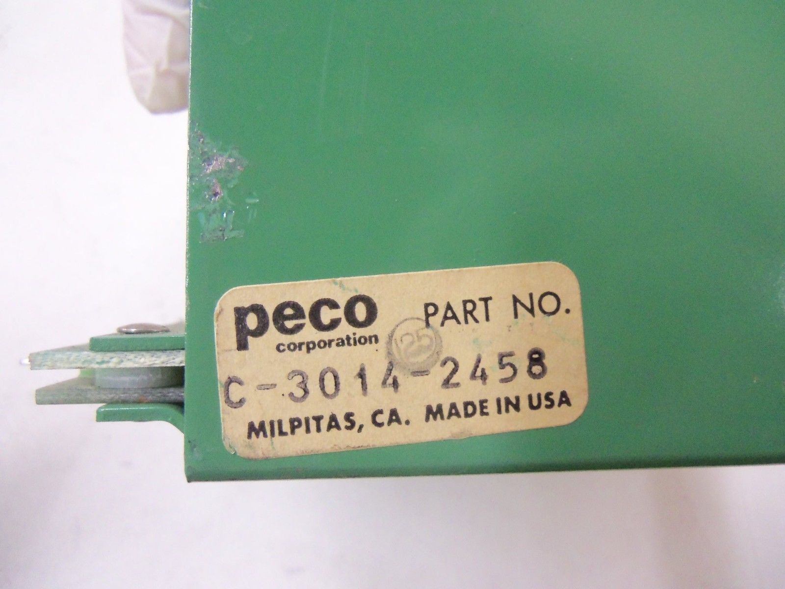 PECO MODULAR CONTROL MODEL WM C-3014-2458 *USED*