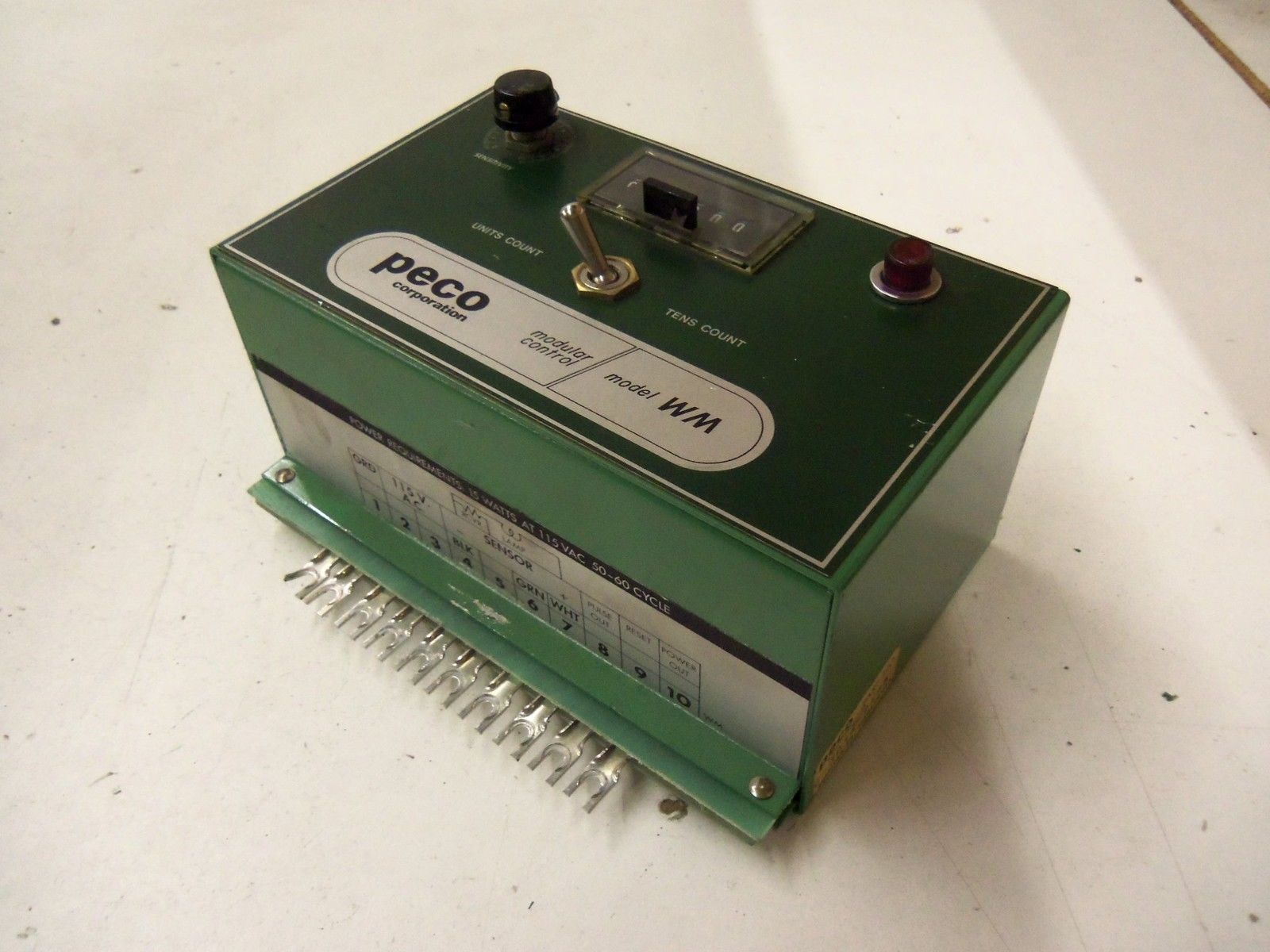 PECO MODULAR CONTROL MODEL WM C-3014-2458 *USED*