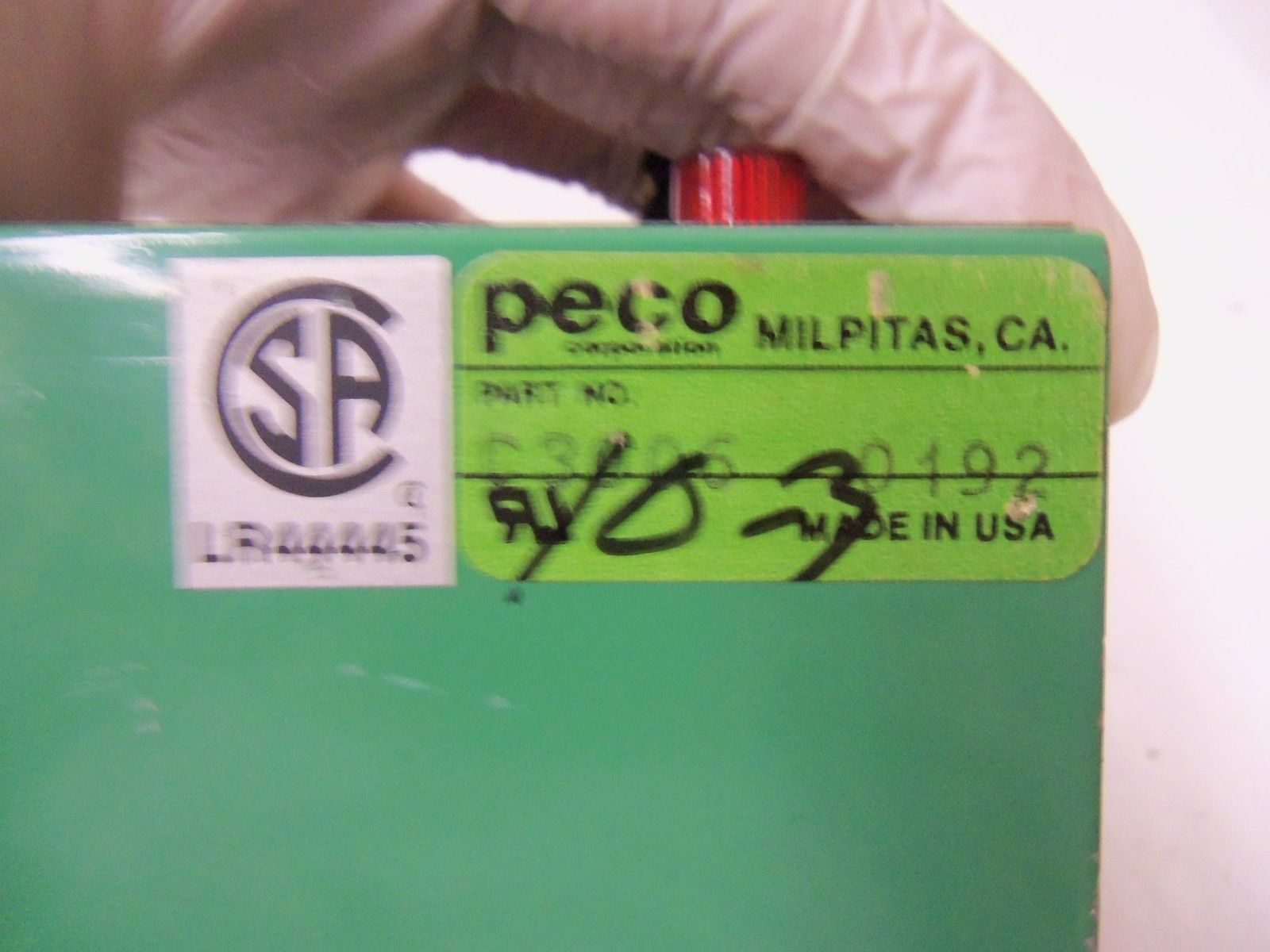 PECO MODULAR CONTROL MODEL MM C3006-0192 *USED*