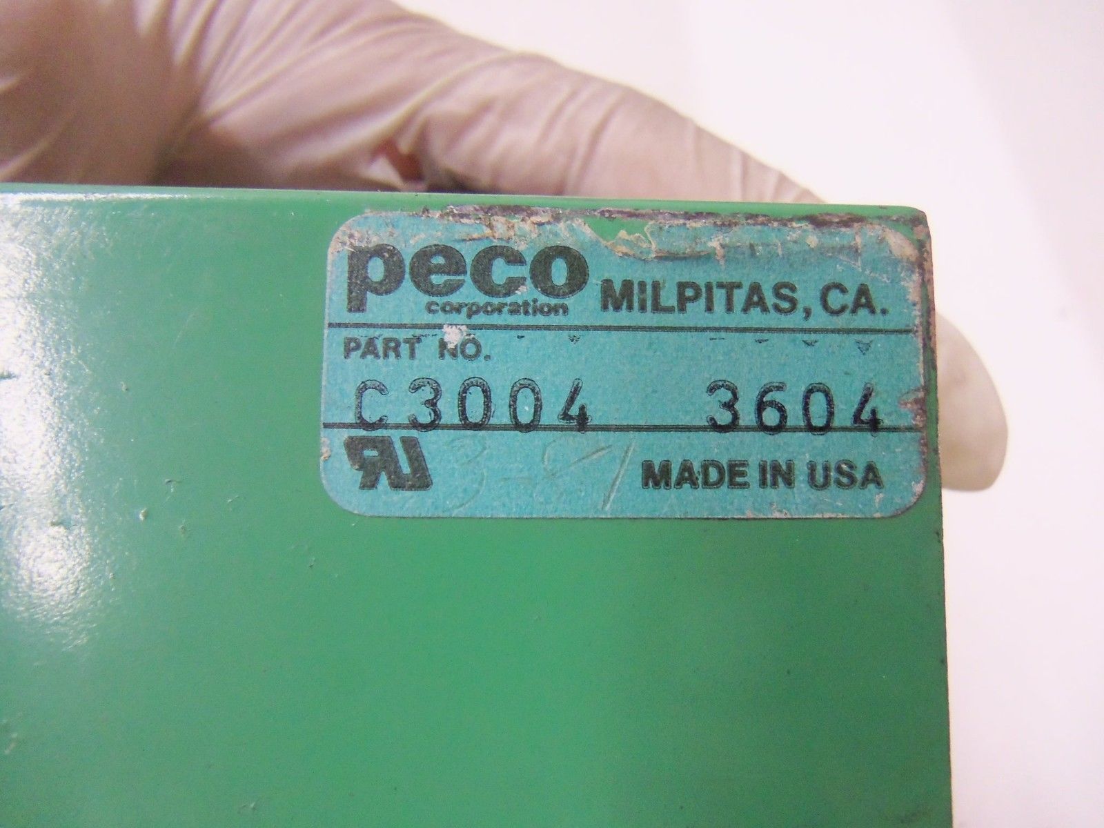 PECO MODULAR CONTROL MODEL GM C3004-3604 *USED*