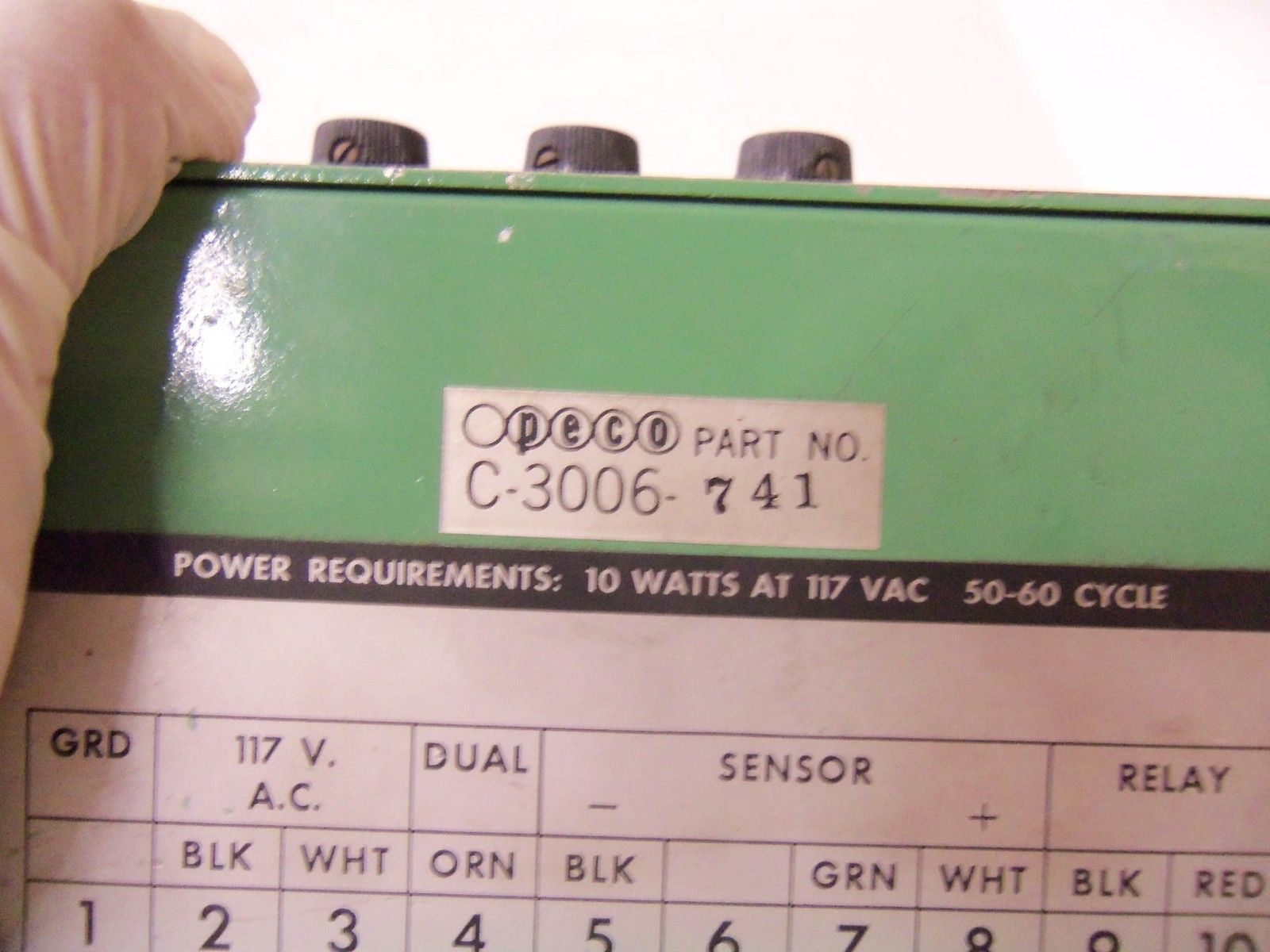 PECO MODULAR CONTROL MODEL MM C-3006-741 *USED*