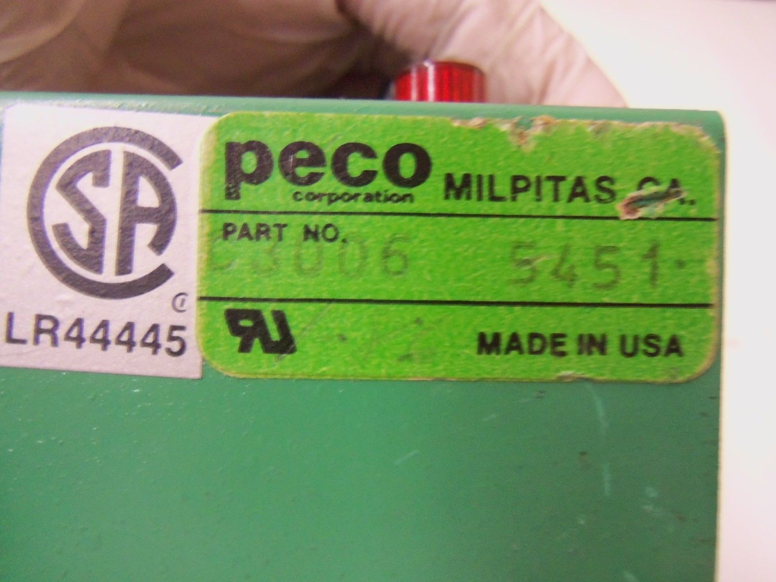 PECO MODULAR CONTROL MODEL MM C3006-5451 *USED*