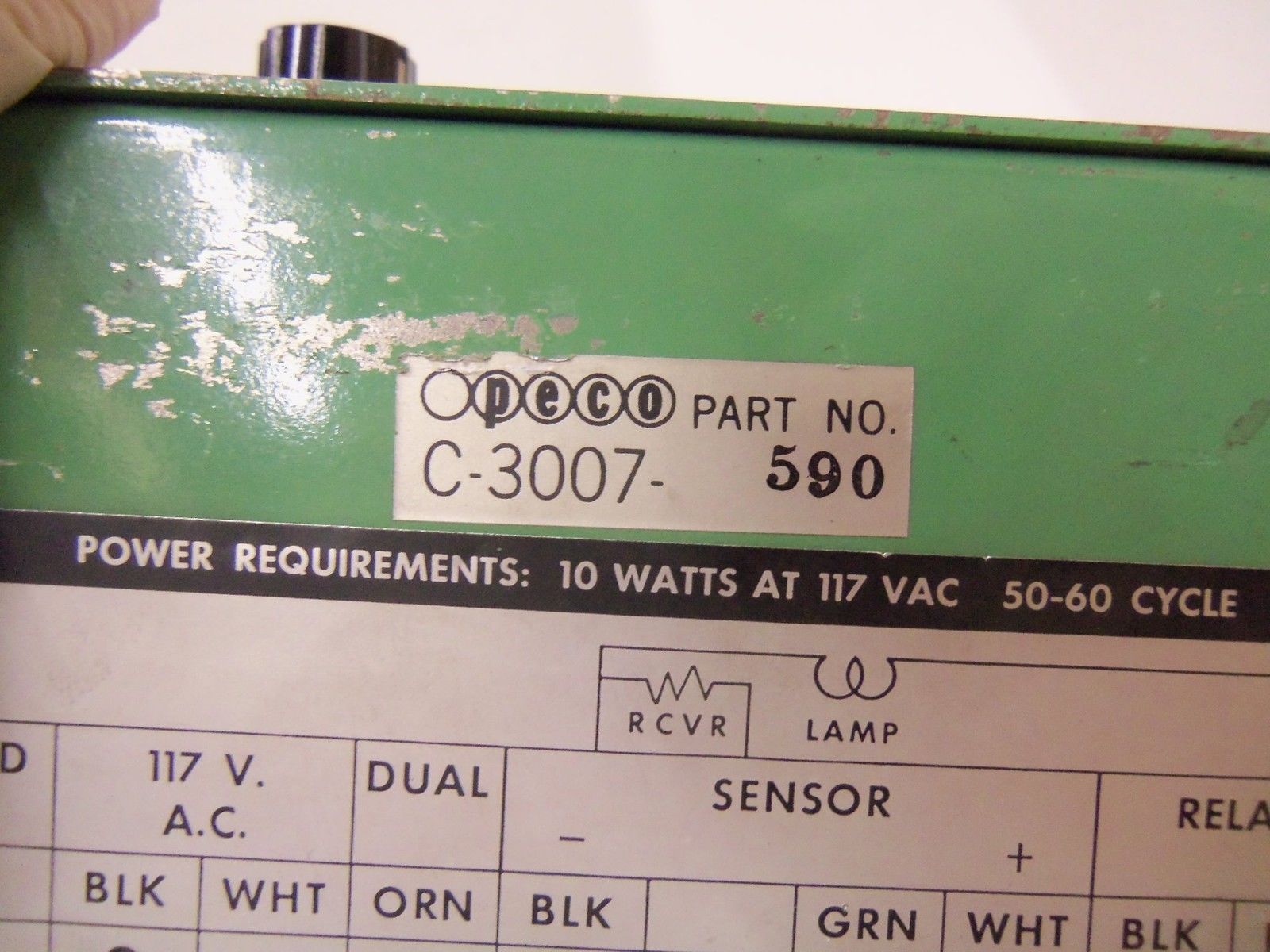 PECO MODULAR CONTROL MODEL PM C-3007-590 *USED*