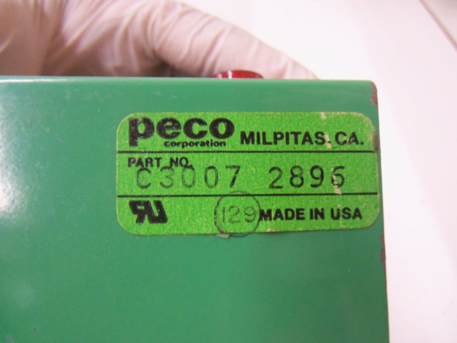 PECO MODULAR CONTROL MODEL PM C3007-2896 *USED*