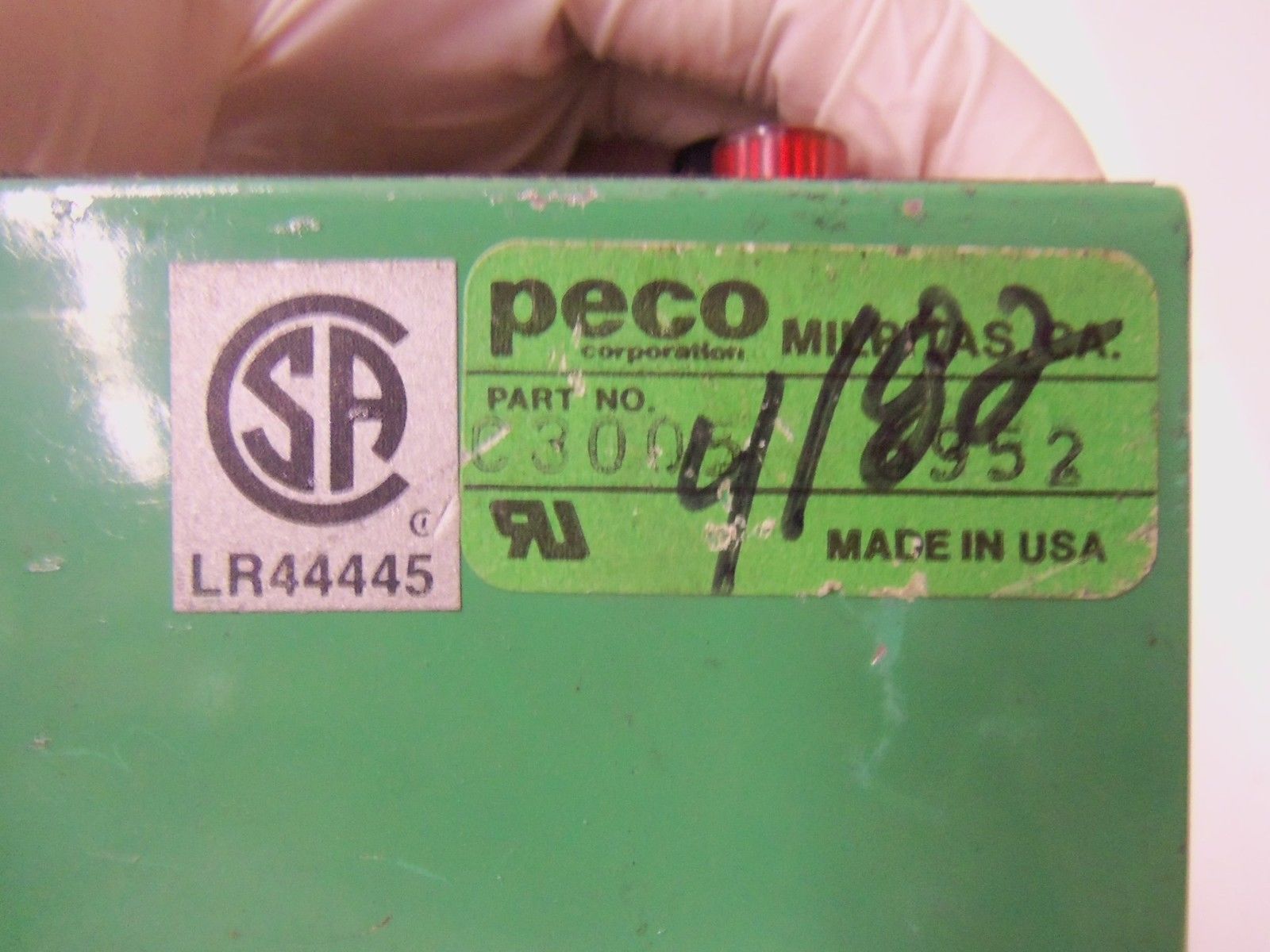 PECO MODULAR CONTROL MODEL HM C3005-6952 *USED*