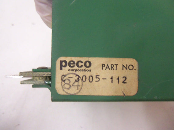 PECO MODULAR CONTROL MODEL HM C3005-112 *USED*