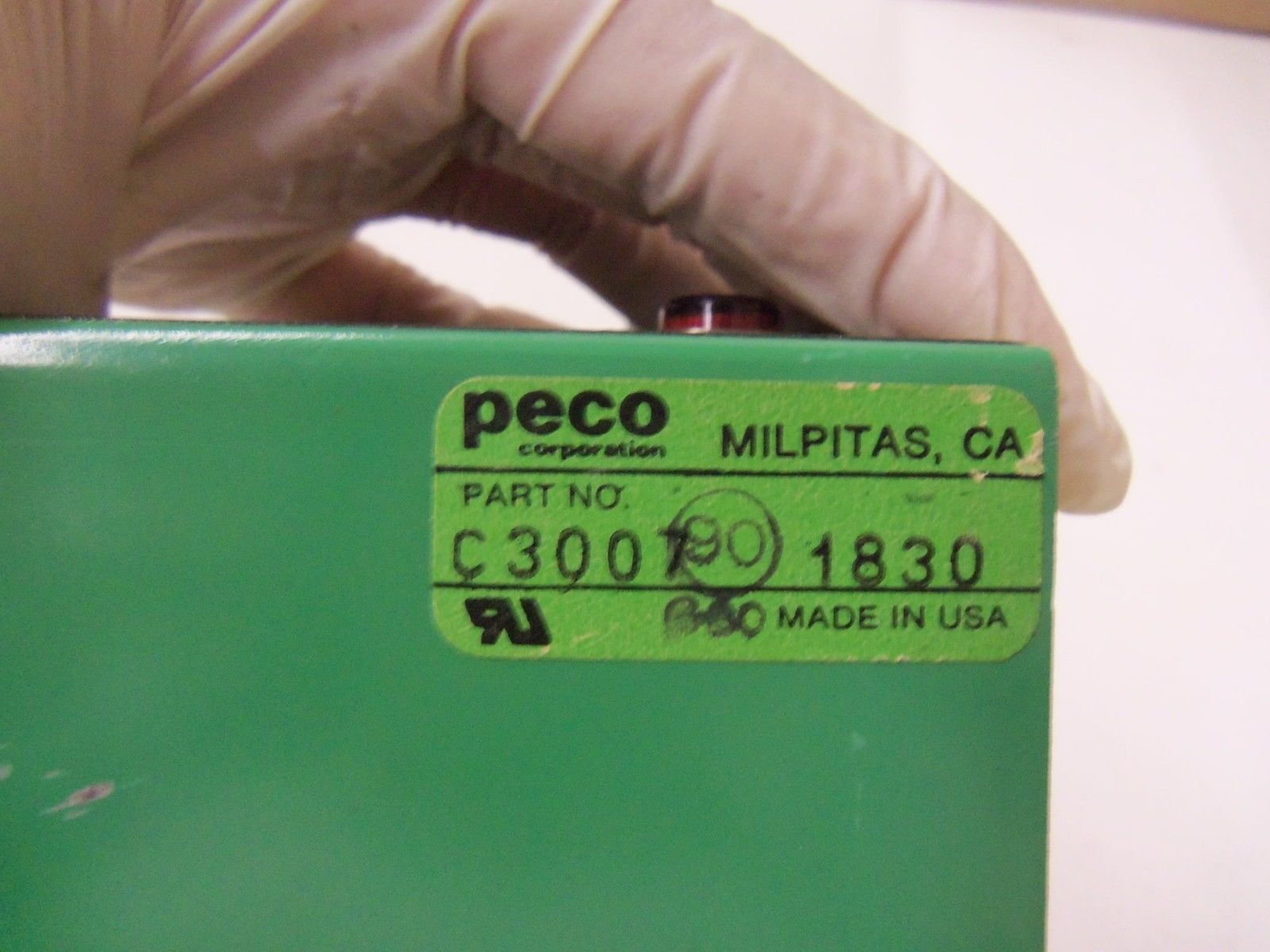 PECO MODULAR CONTROL MODEL PM C3007-1830 *USED*