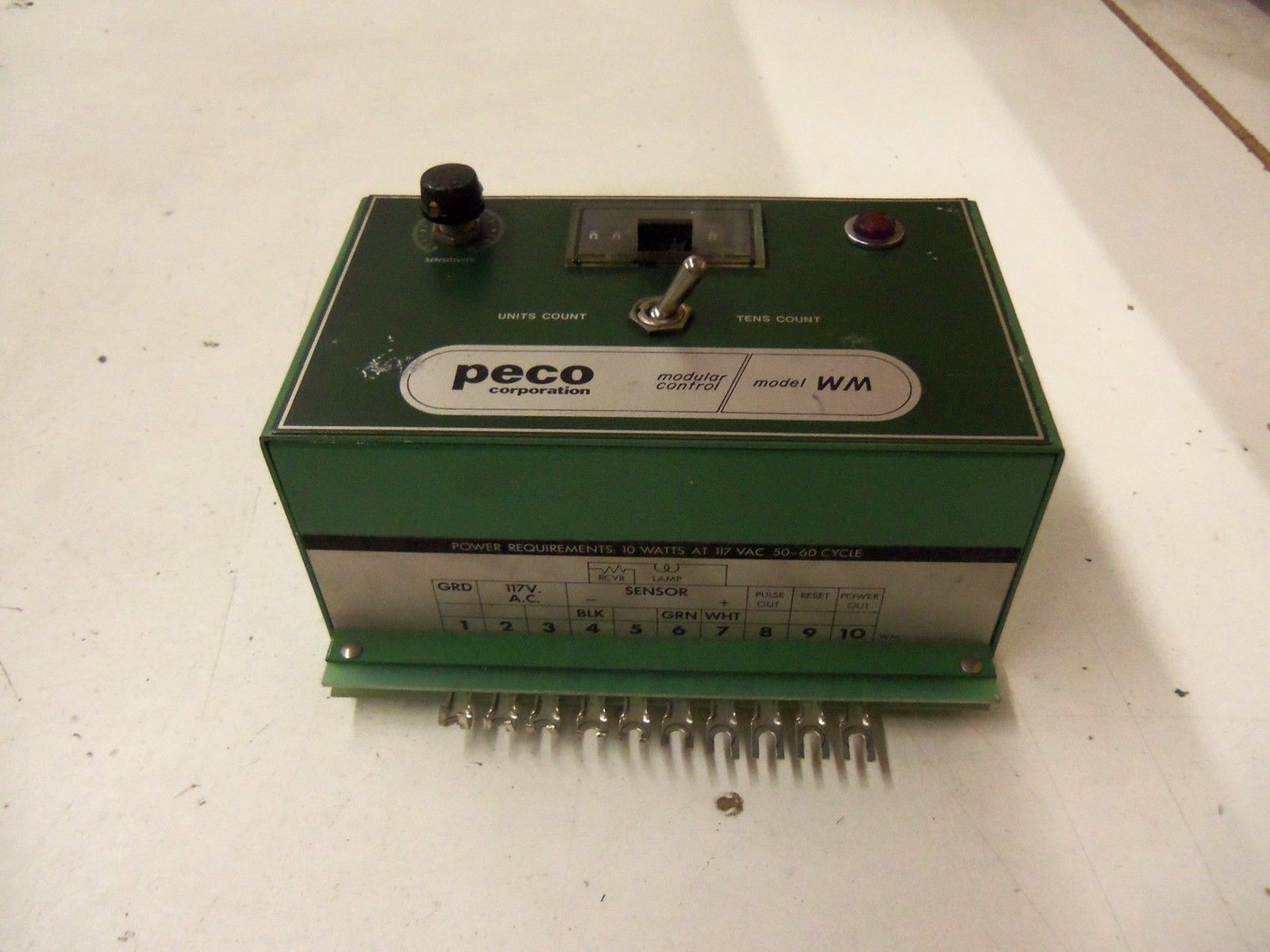 PECO MODULAR CONTROL MODEL WM C-3014-1717 *USED*