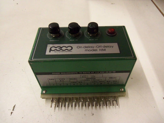 PECO ON-DELAY-OFF DELAY MODEL HM C3005-1987 *USED*
