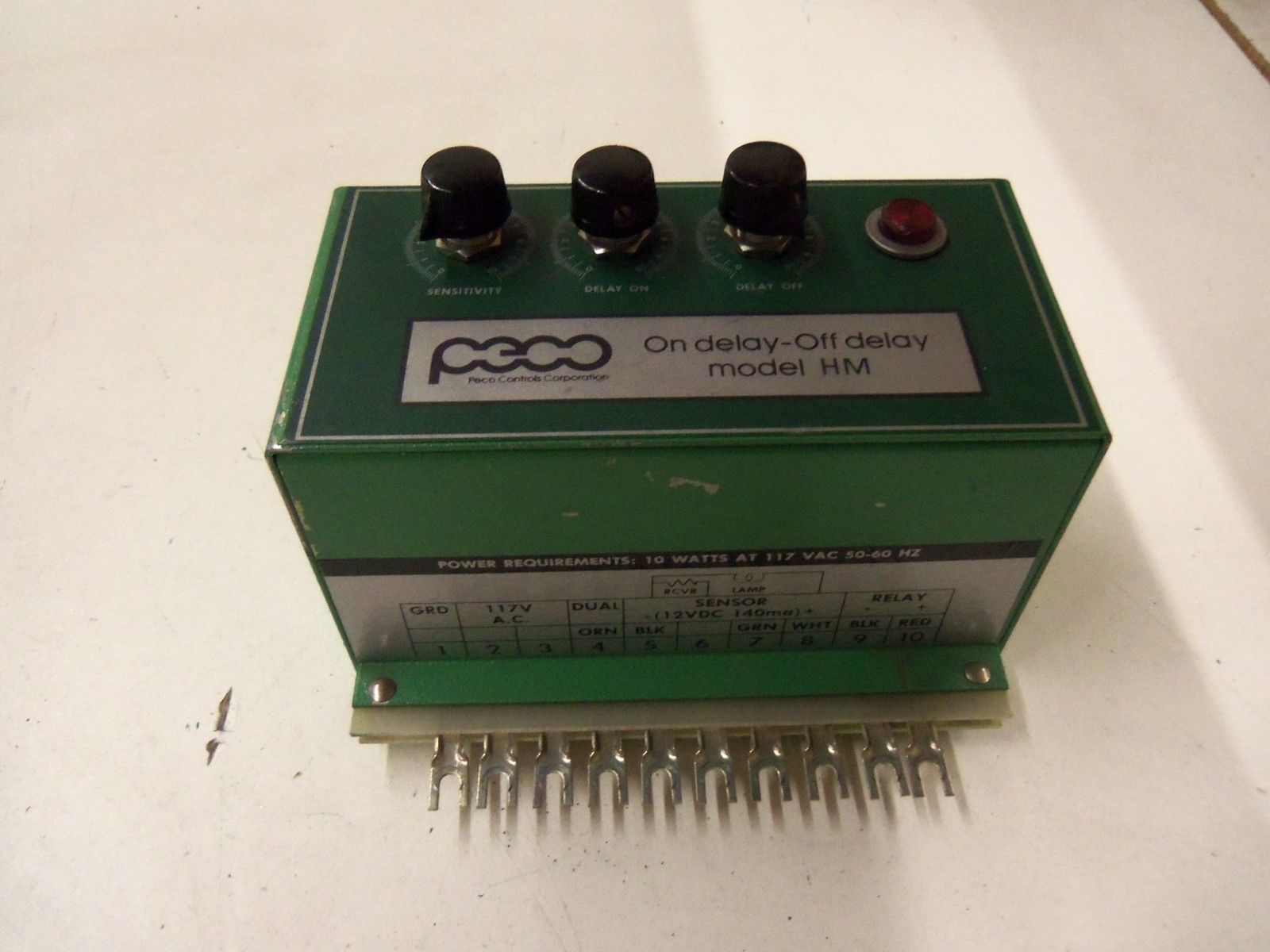 PECO ON-DELAY-OFF DELAY MODEL HM C3005-4937 *USED*