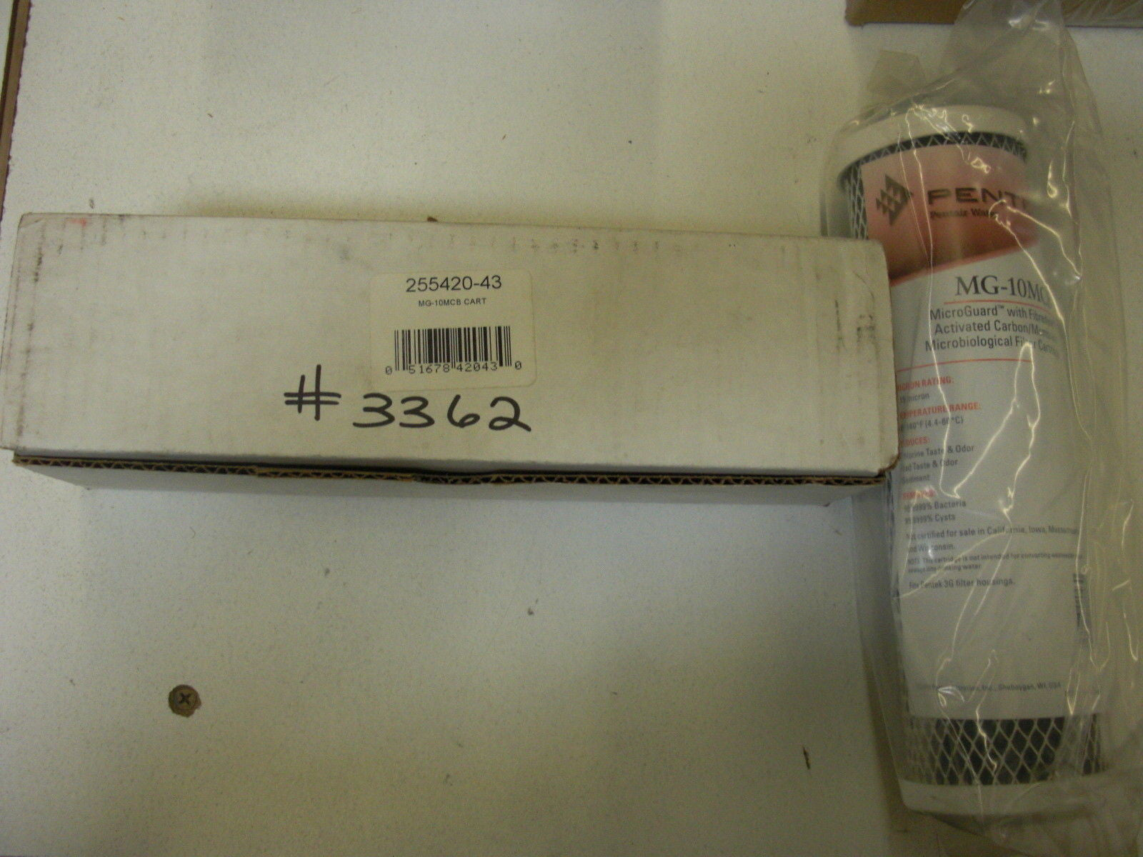PENTEK 255420-43 MEMBRANE CARTRIDGE FILTER  *NEW IN BOX*