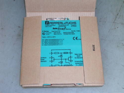 PEPPERL+FUCHS 071806 SAFE SNAP BARRIER *NEW IN BOX*