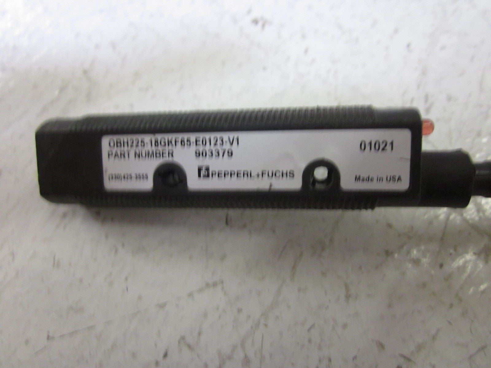 PEPPERL+FUCHS 0BH225-18GKF65-E0123-V1 PHOTOELECTRIC SENSOR *USED*