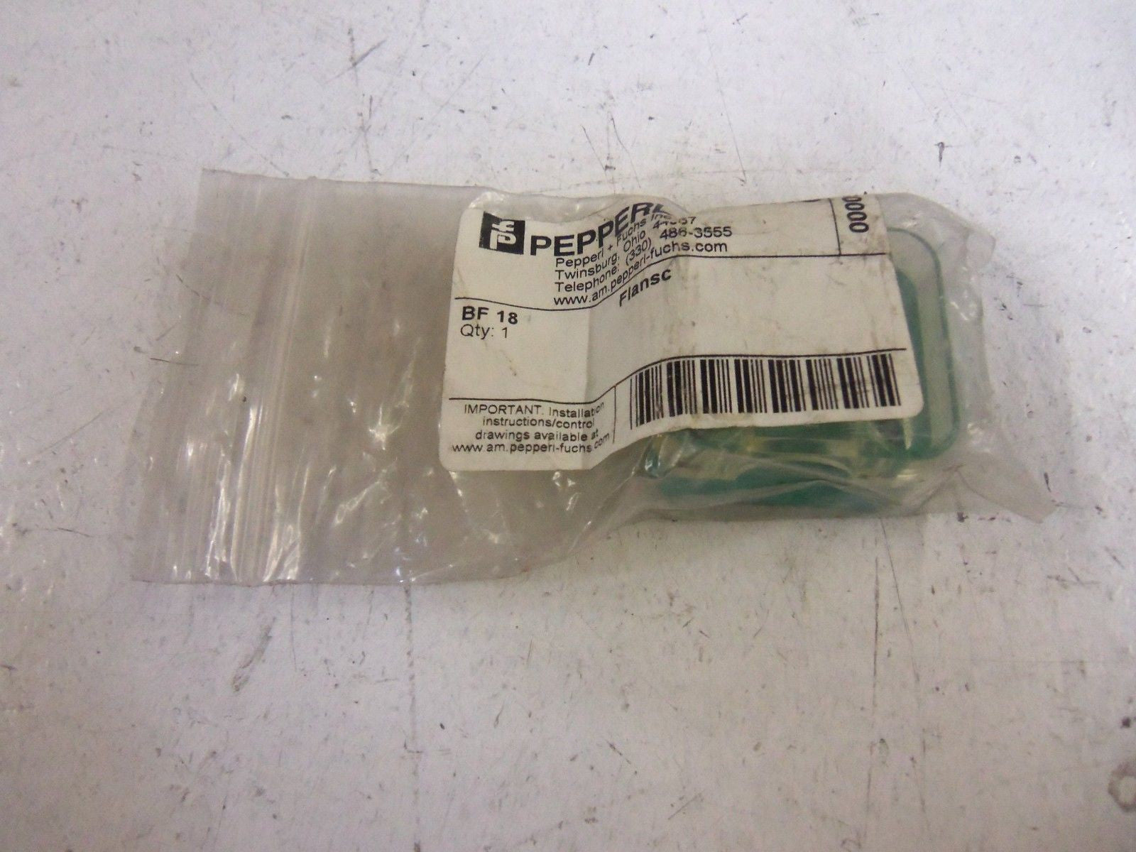 PEPPERL+FUCHS BF18 CABLE ACCESSORY *NEW IN FACTORY BAG*