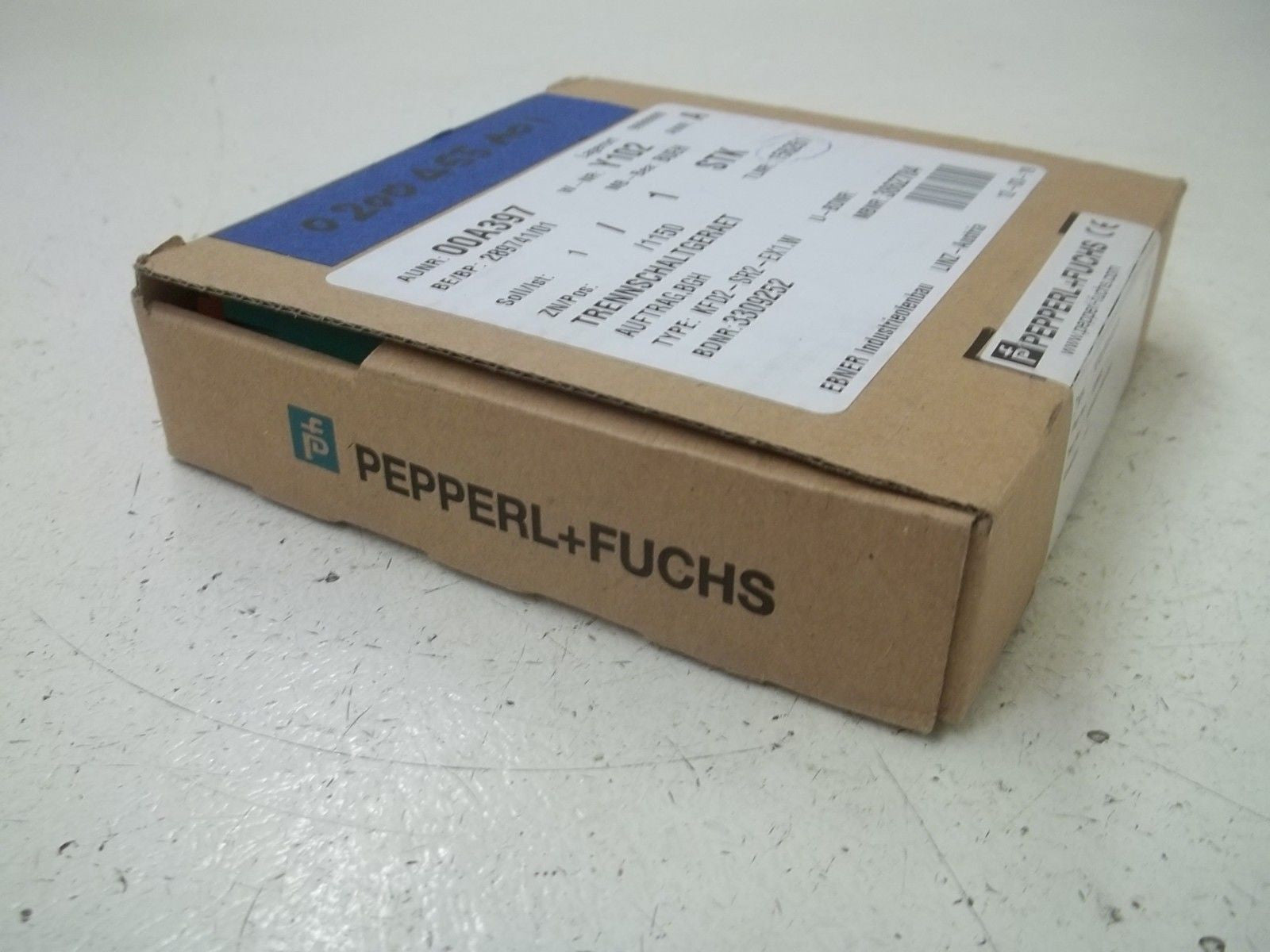 PEPPERL+FUCHS KFD2-SR2-EX1.W RELAY OUTPUT *FACTORY SEALED*