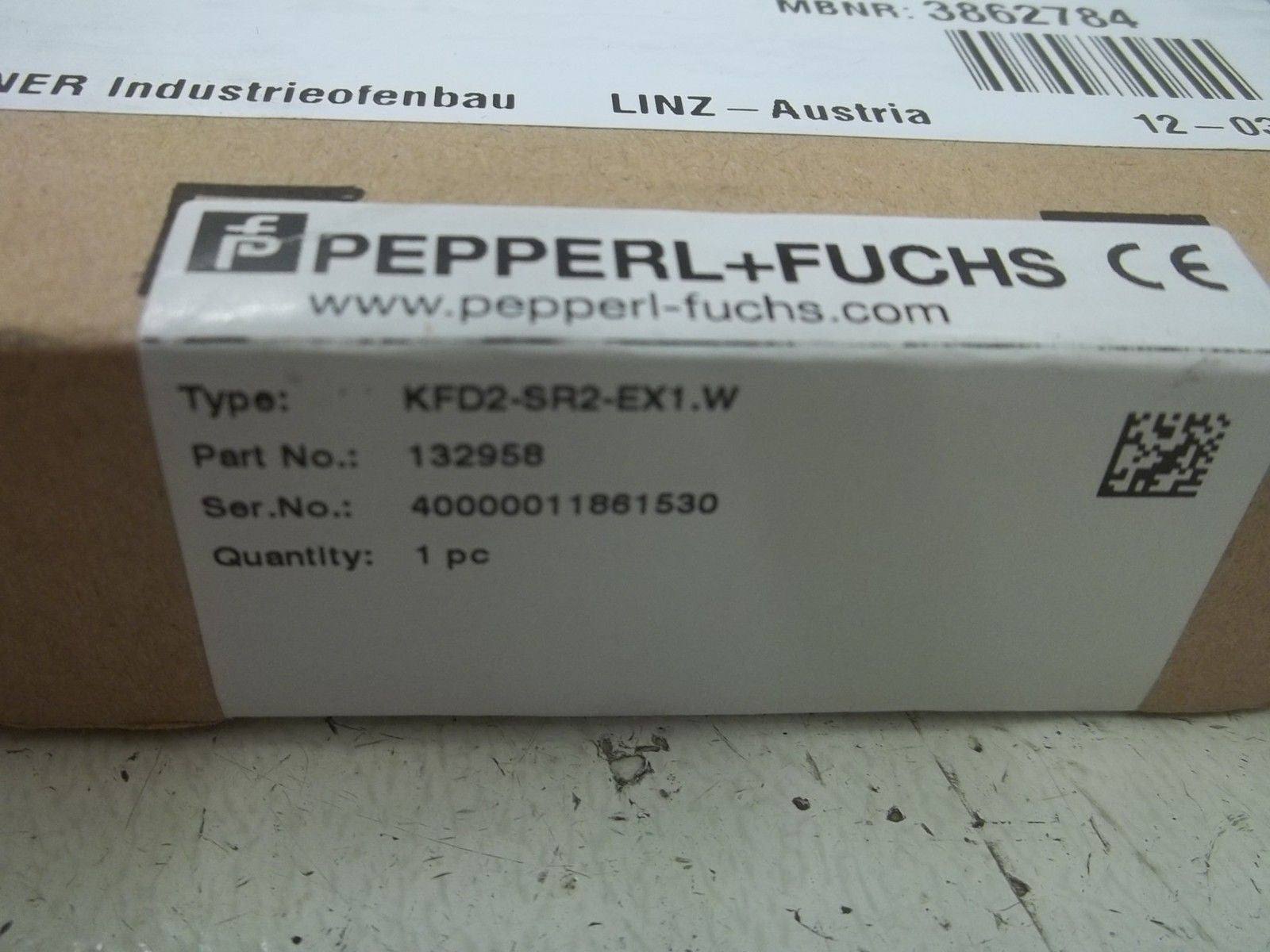 PEPPERL+FUCHS KFD2-SR2-EX1.W RELAY OUTPUT *FACTORY SEALED*