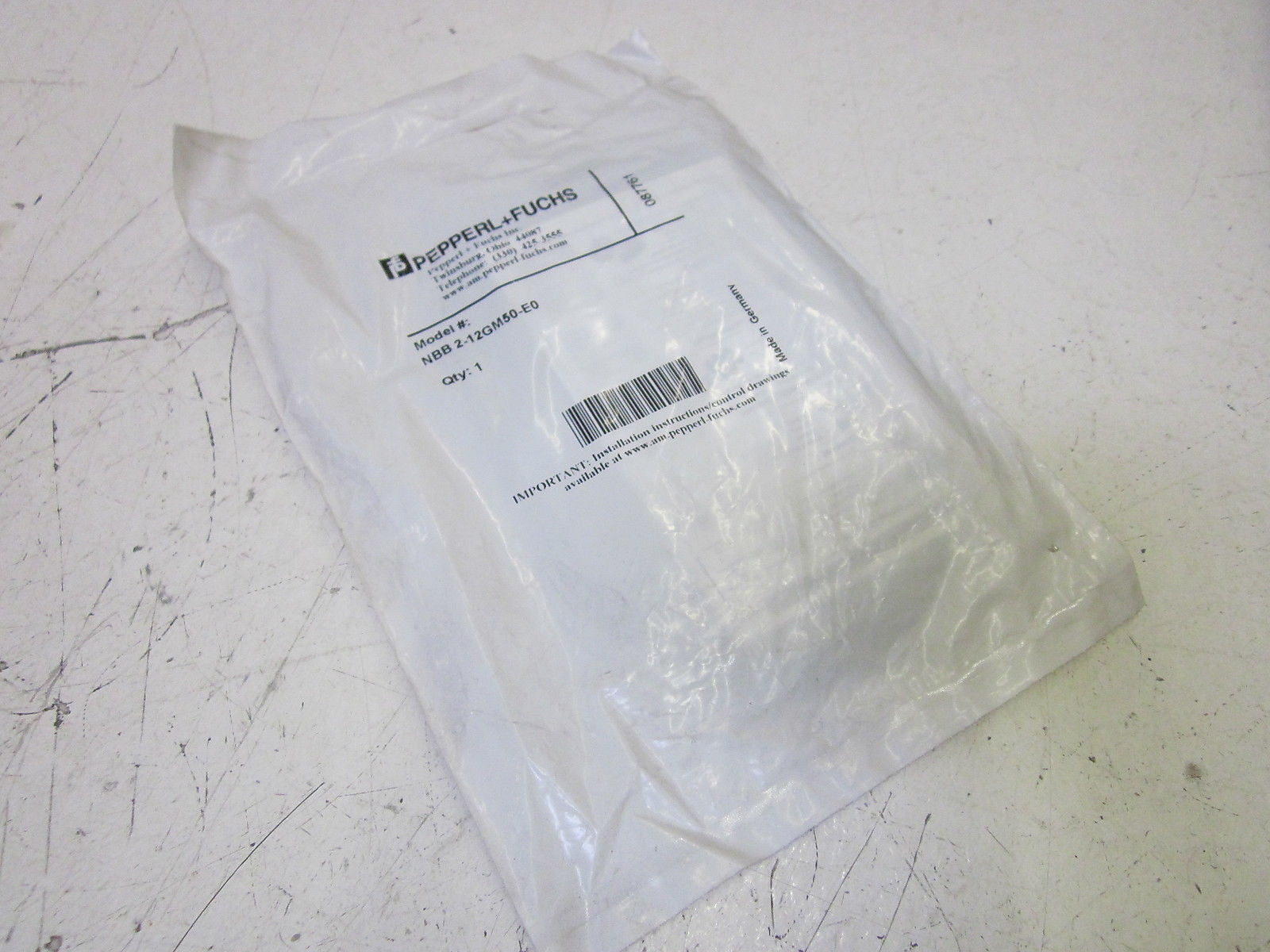 PEPPERL+FUCHS NBB2-12GM50-E0 PROXIMITY SWITCH SENSOR *NEW IN FACTORY BAG*