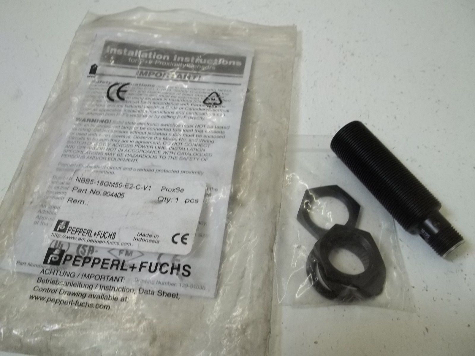 PEPPERL+FUCHS NBB5-18GM50-E2-C-V1 PROXIMITY SENSOR *NEW IN FACTORY  BAG*