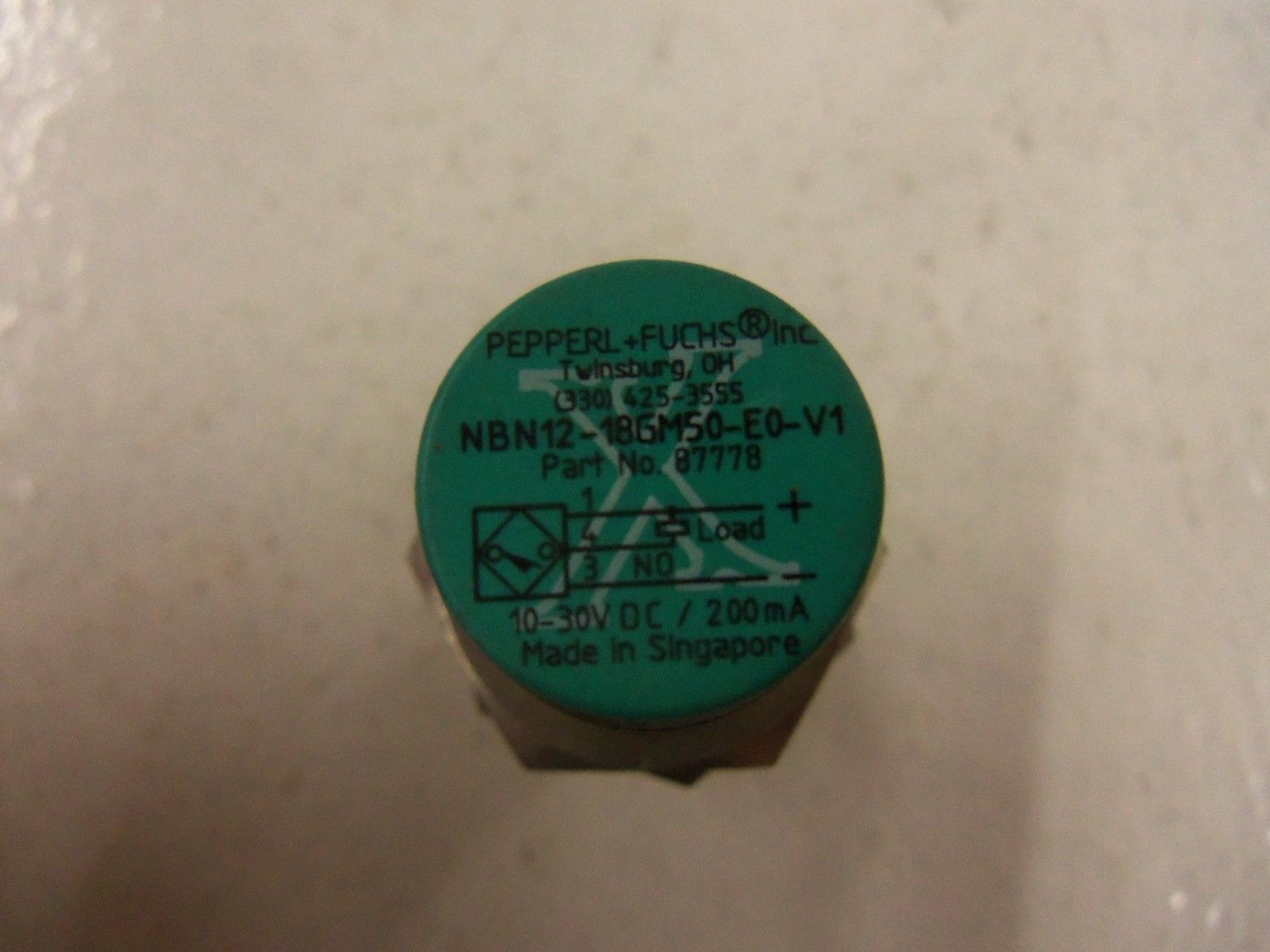 PEPPERL+FUCHS NBN12-18GM50-E0-V1 INDUCTIVE SENSOR *USED*