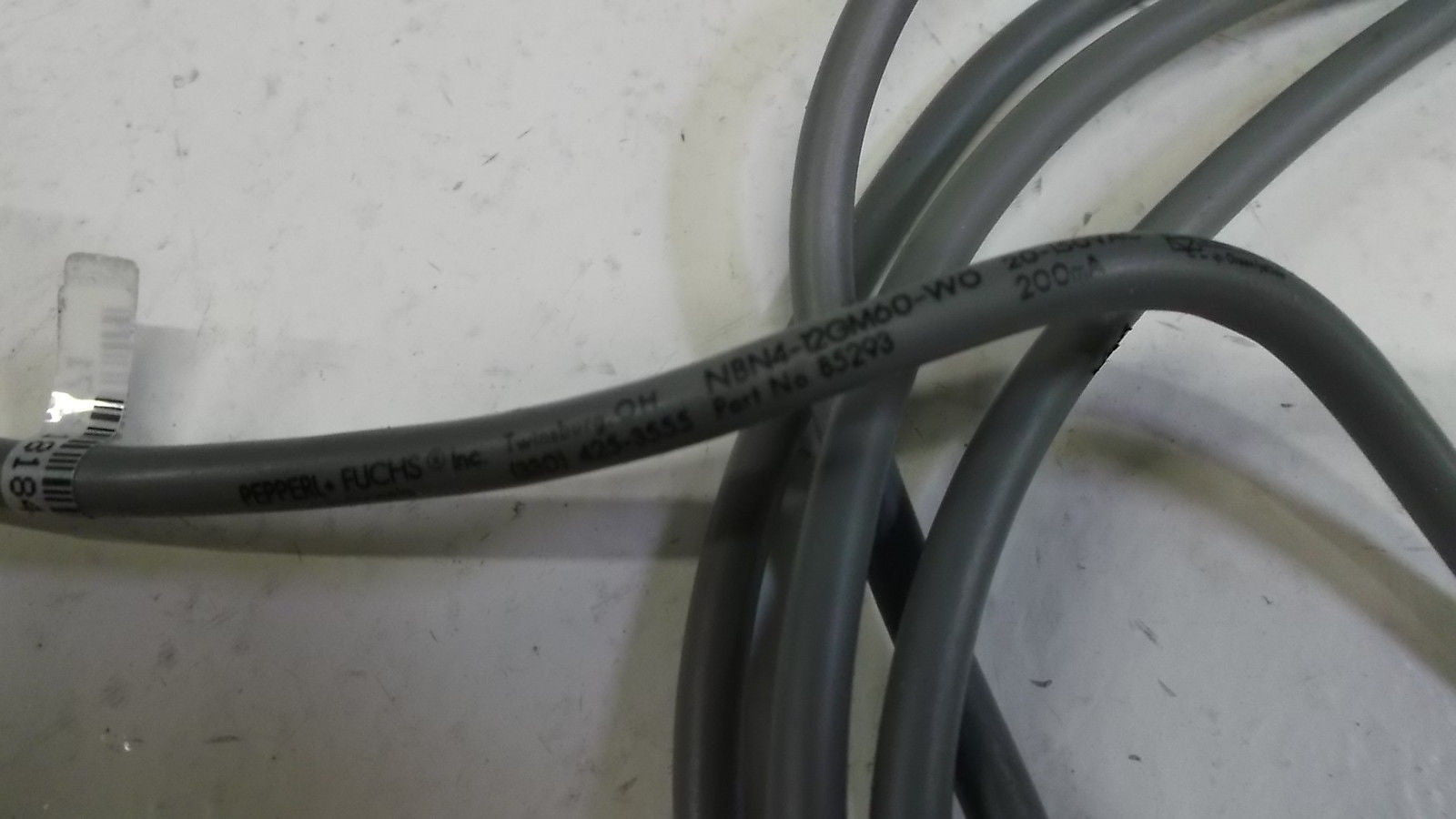 PEPPERL+FUCHS NBN4-12GM60-WO PROXIMITY SENSOR *USED*