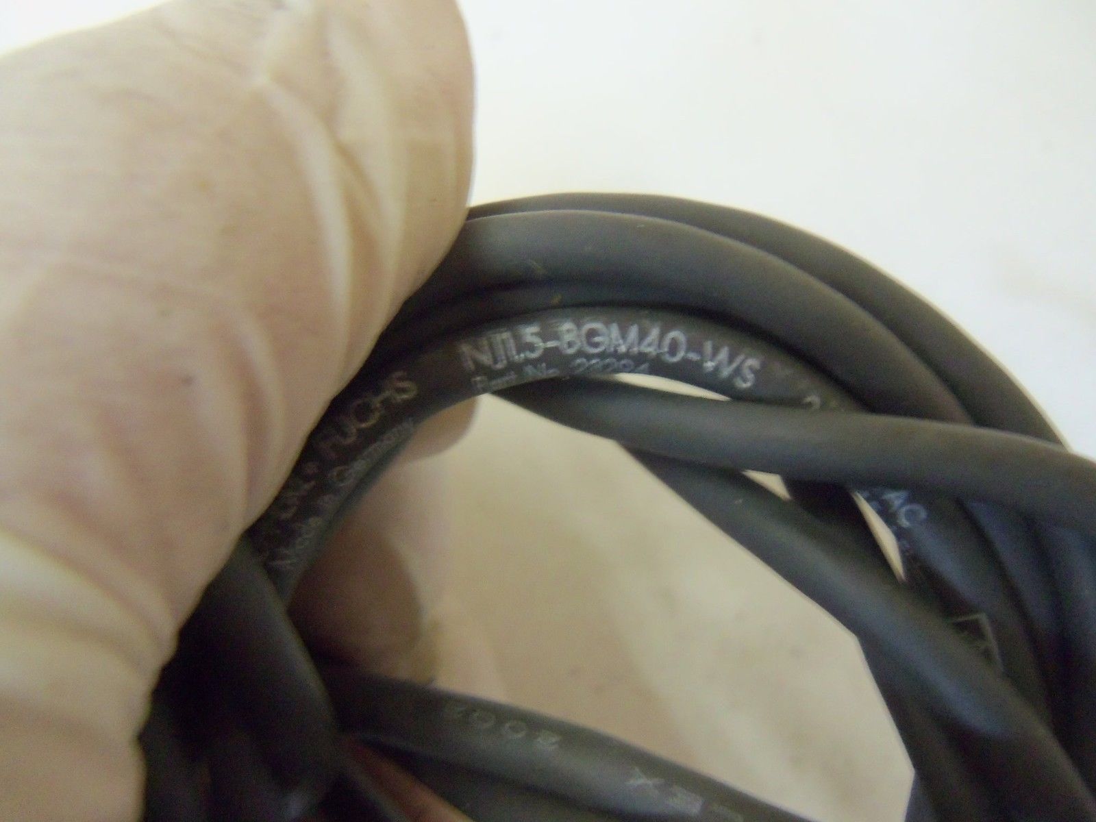PEPPERL+FUCHS NJ1,5-8GM40-WS INDUCTIVE SENSOR *USED*