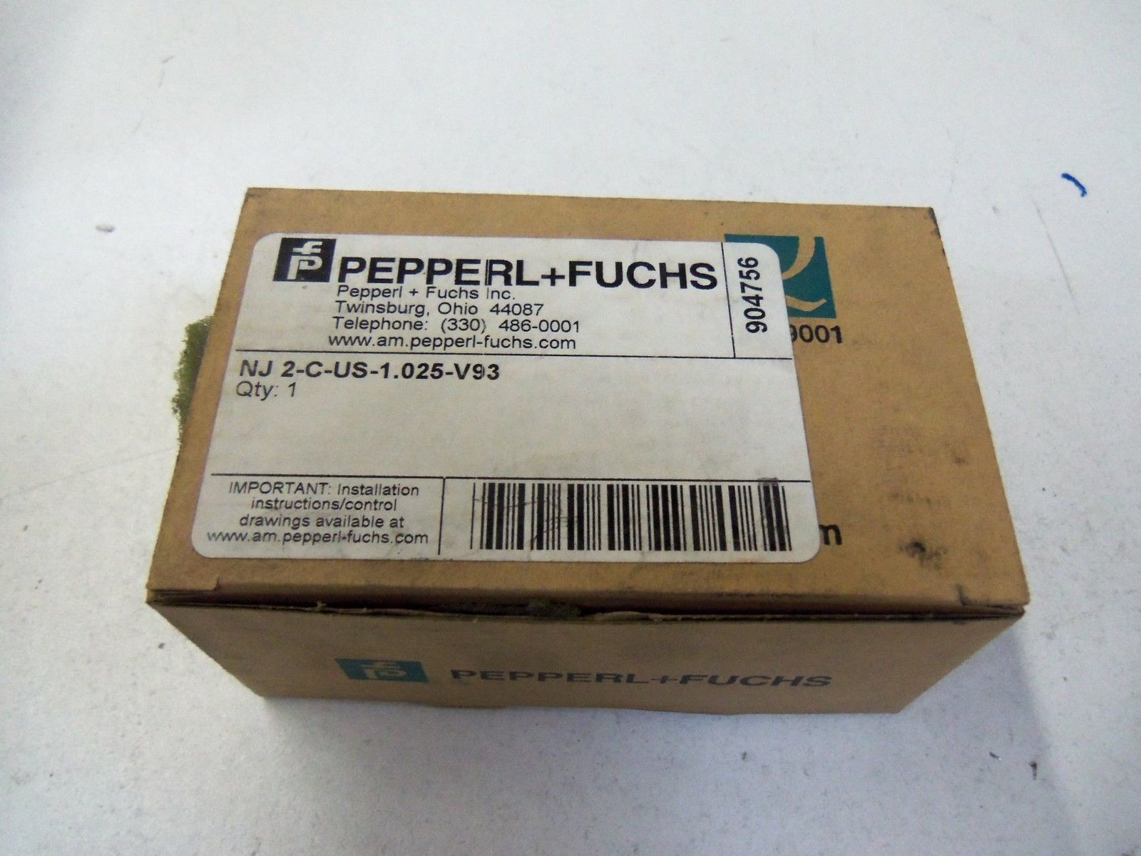 PEPPERL+FUCHS NJ 2-C-US-1.025-V93 *NEW IN BOX*
