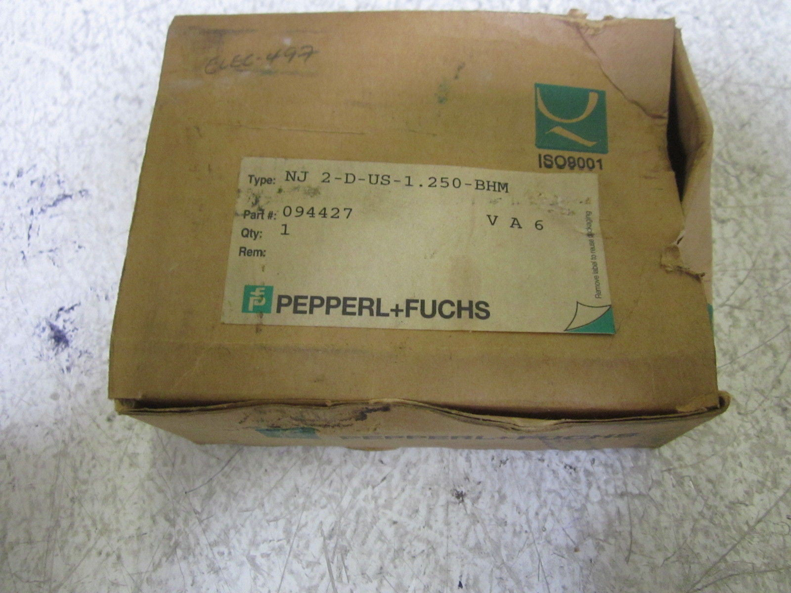 PEPPERL+FUCHS NJ 2-D-US-1.250-BHM PROXIMITY SENSOR *NEW IN BOX*