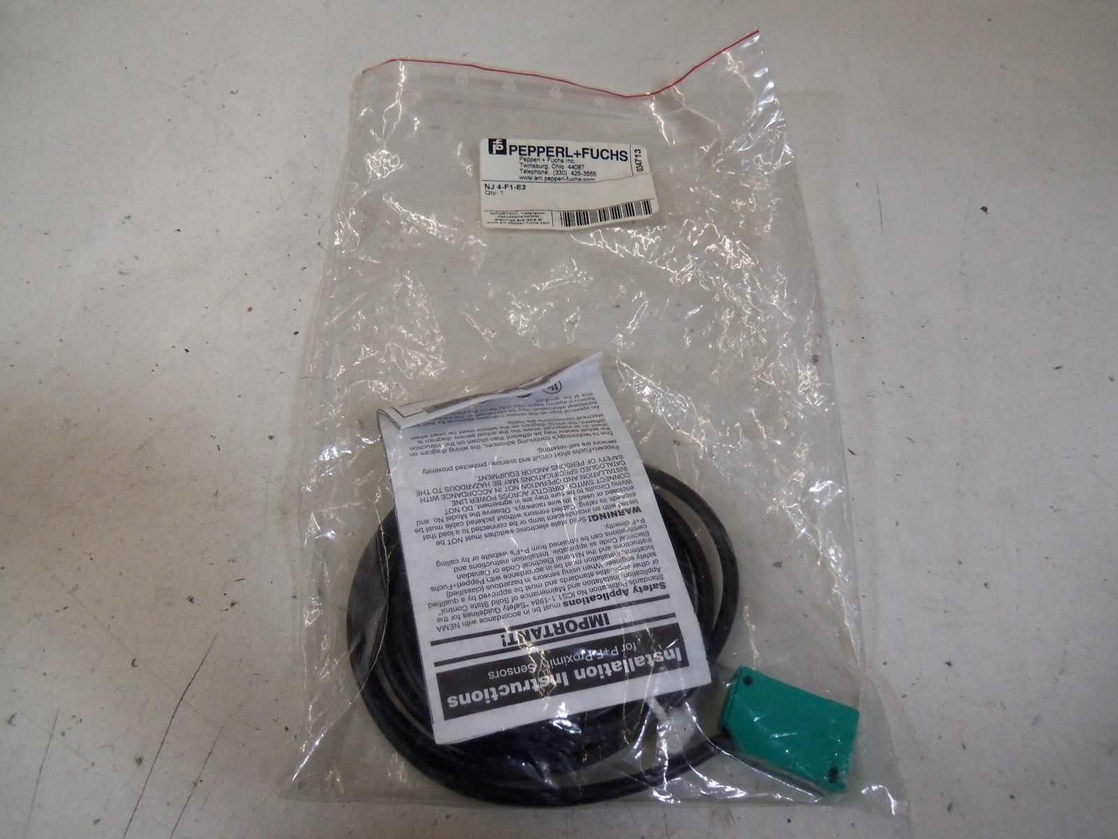PEPPERL+FUCHS NJ 4-F1-E2 *NEW IN FACTORY BAG*
