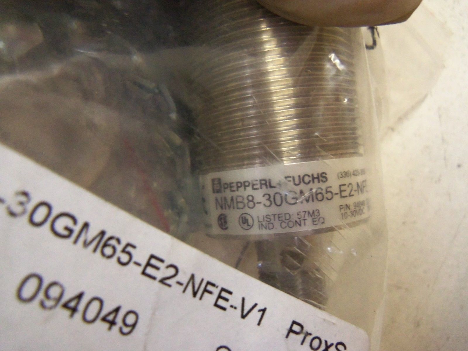 PEPPERL+FUCHS NMB8-30GM65-E2-NFE-V1 PROXIMITY SWITCH *NEW IN FACTORY BAG*