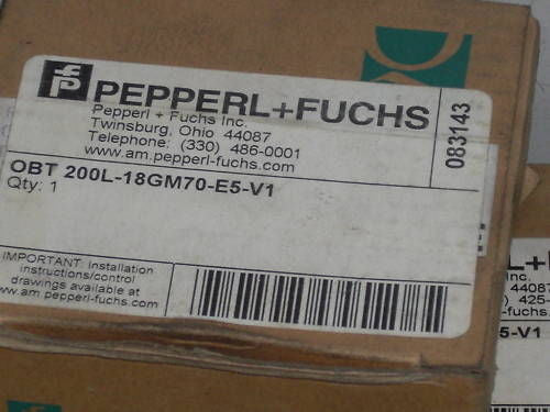PEPPERL+FUCHS OBT-200L-18GM70-E5-V1 *NEW*