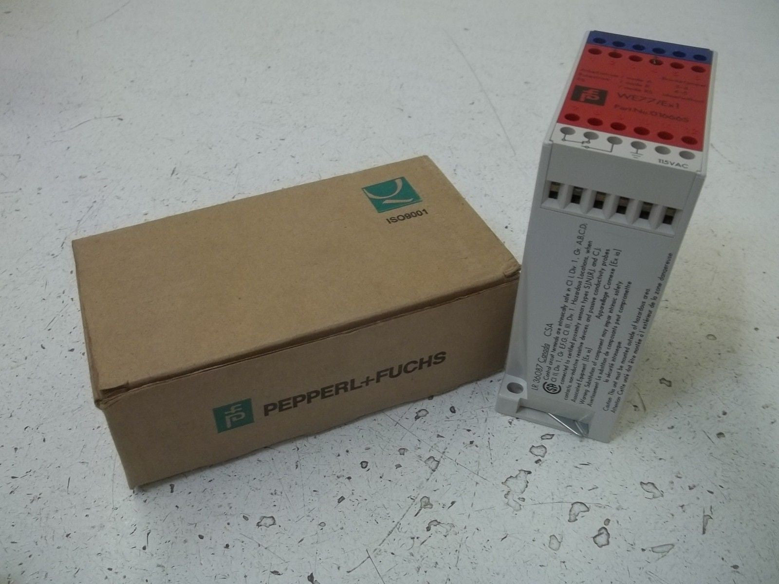 PEPPERL+FUCHS WE77/EX-1 01666S 115VAC *NEW IN BOX*