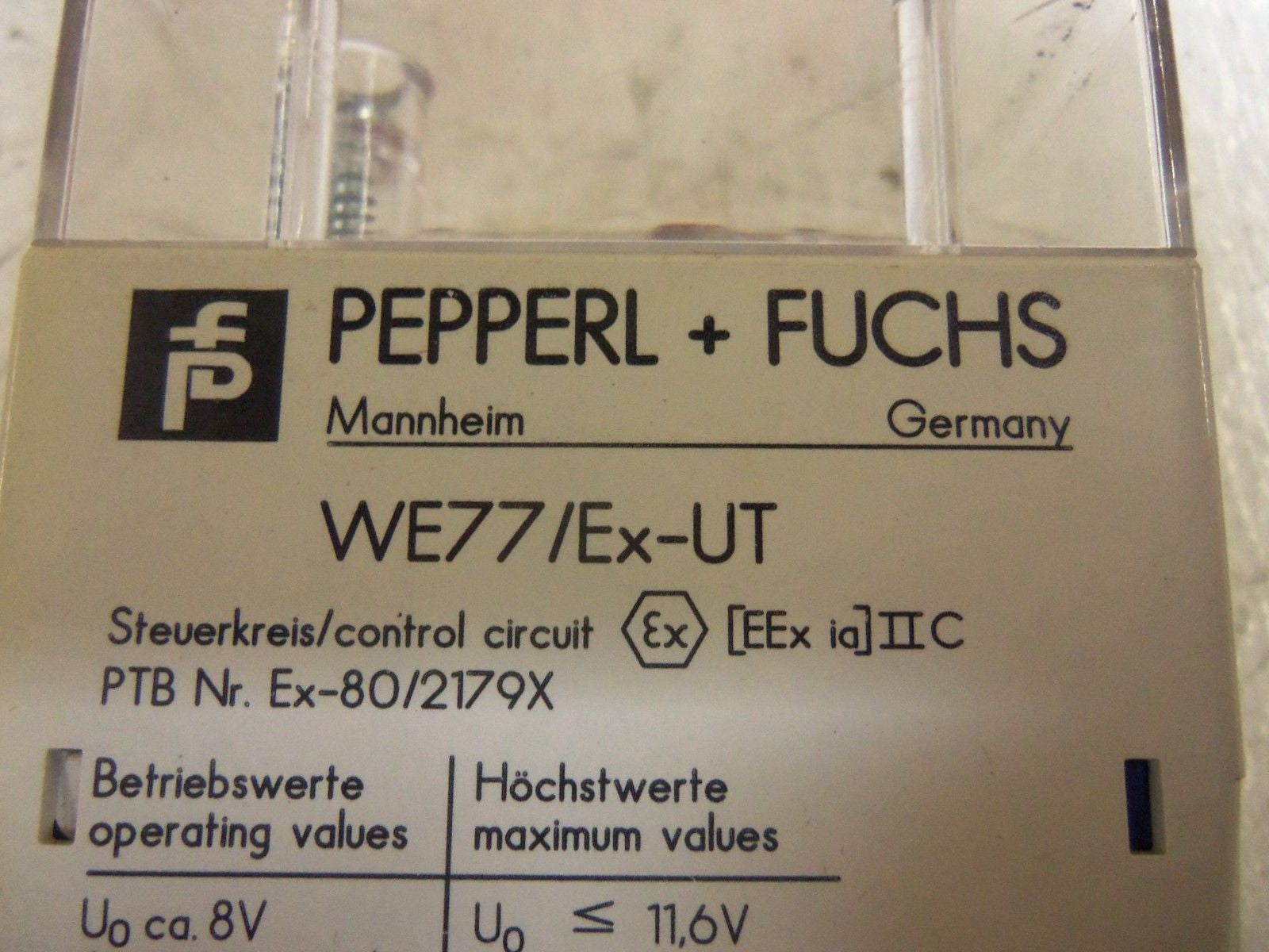 PEPPERL+FUCHS WE77/EX-UT *NEW IN BOX*