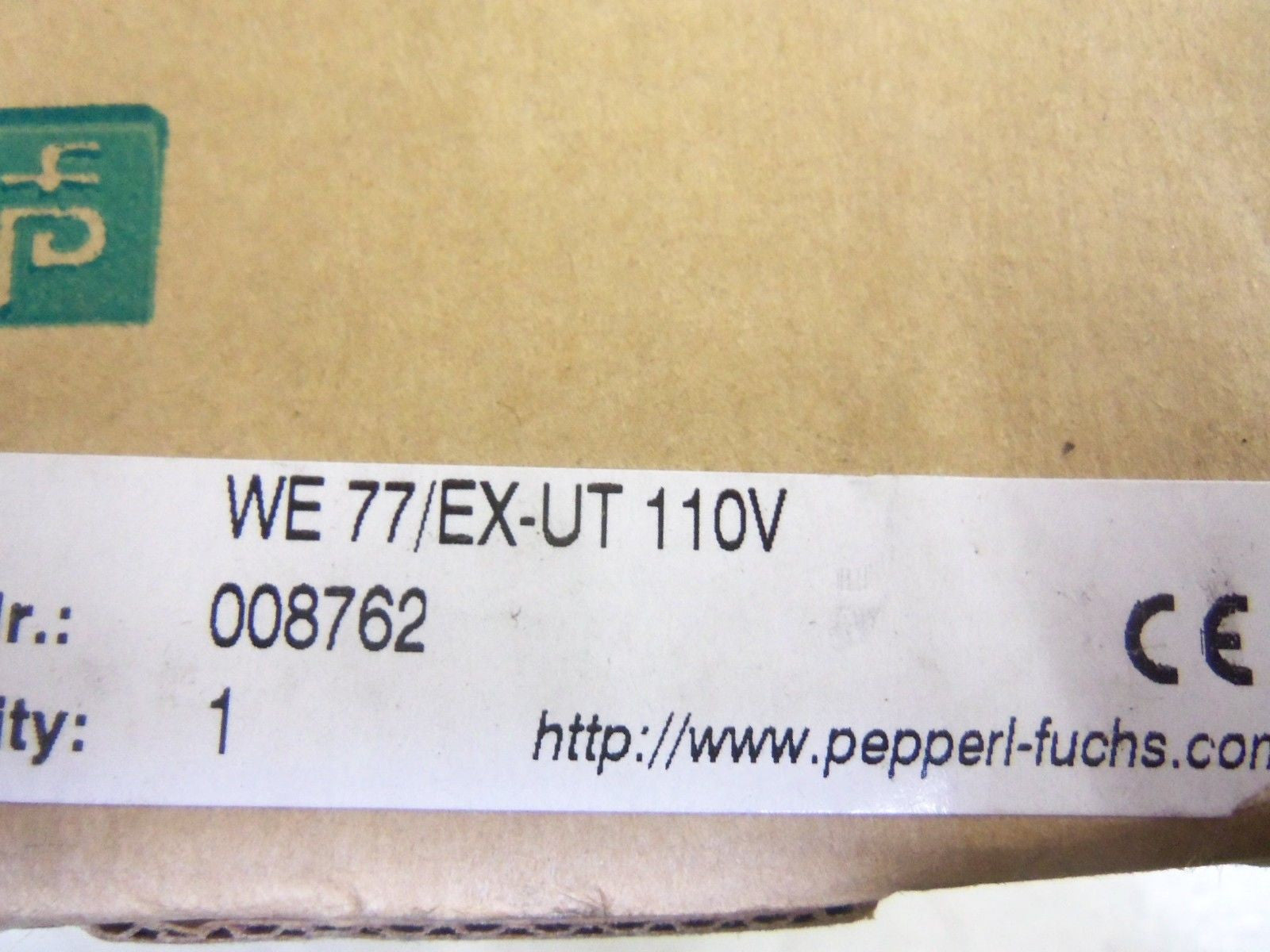 PEPPERL+FUCHS WE77/EX-UT *NEW IN BOX*