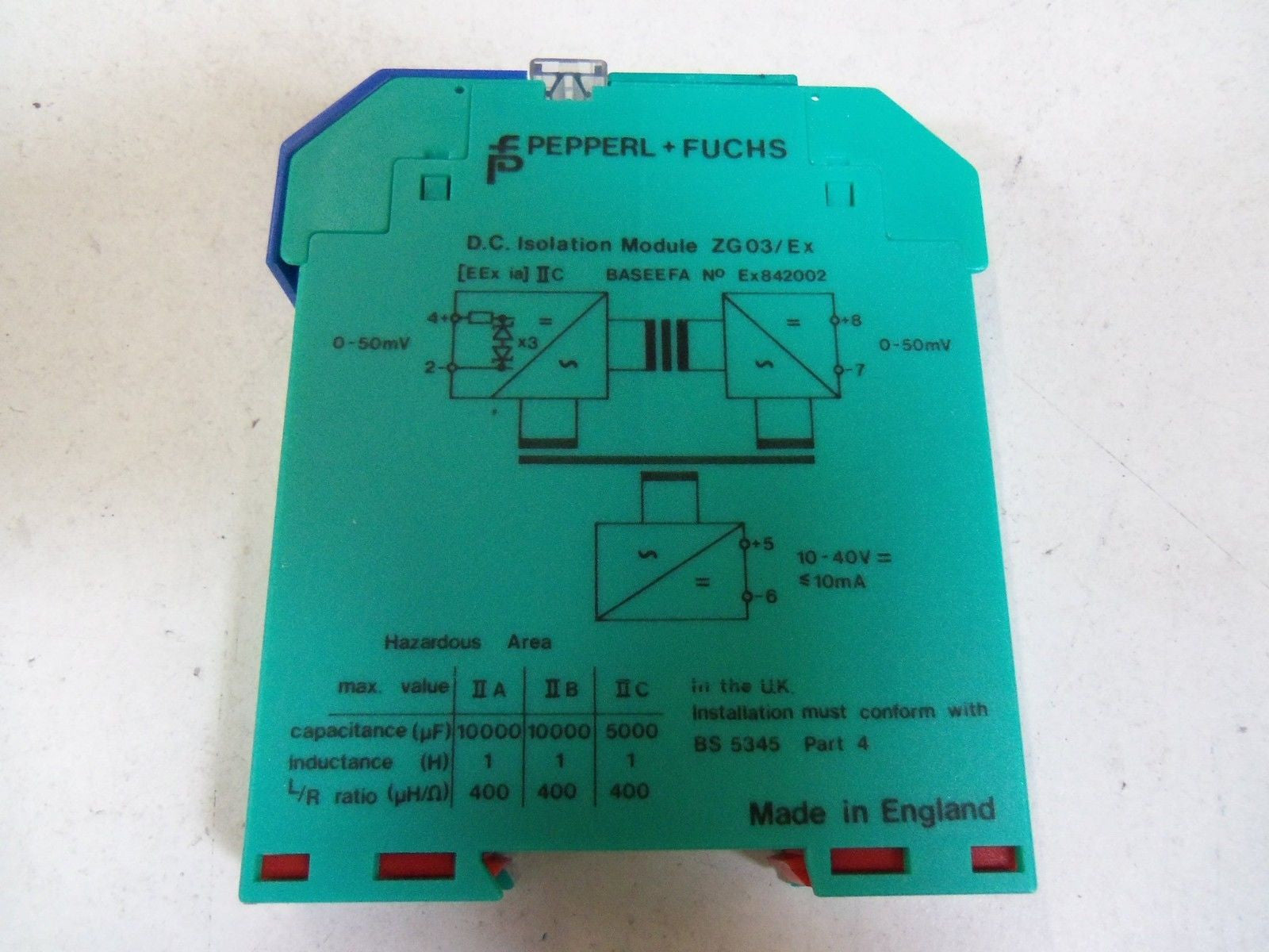 PEPPERL+FUCHS ZG03/Ex *NEW NO BOX*