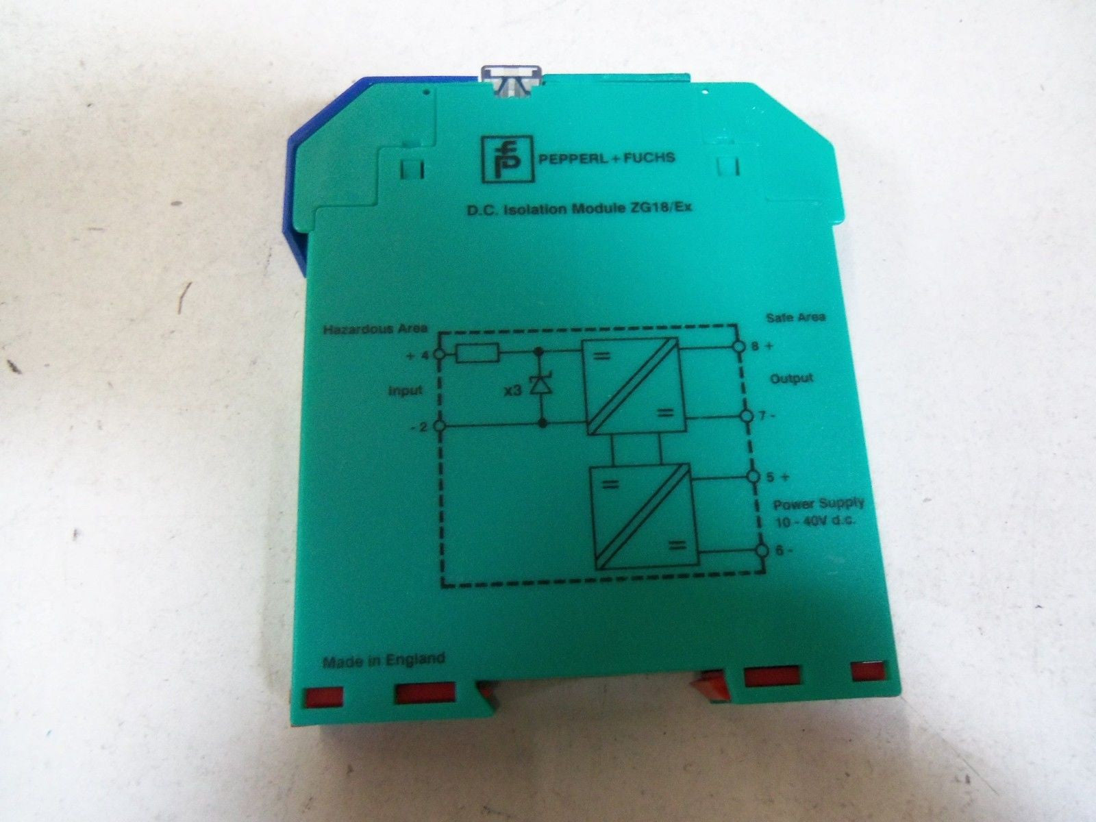 PEPPERL+FUCHS ZG18/Ex ISOLATION MODULE *NEW NO BOX*