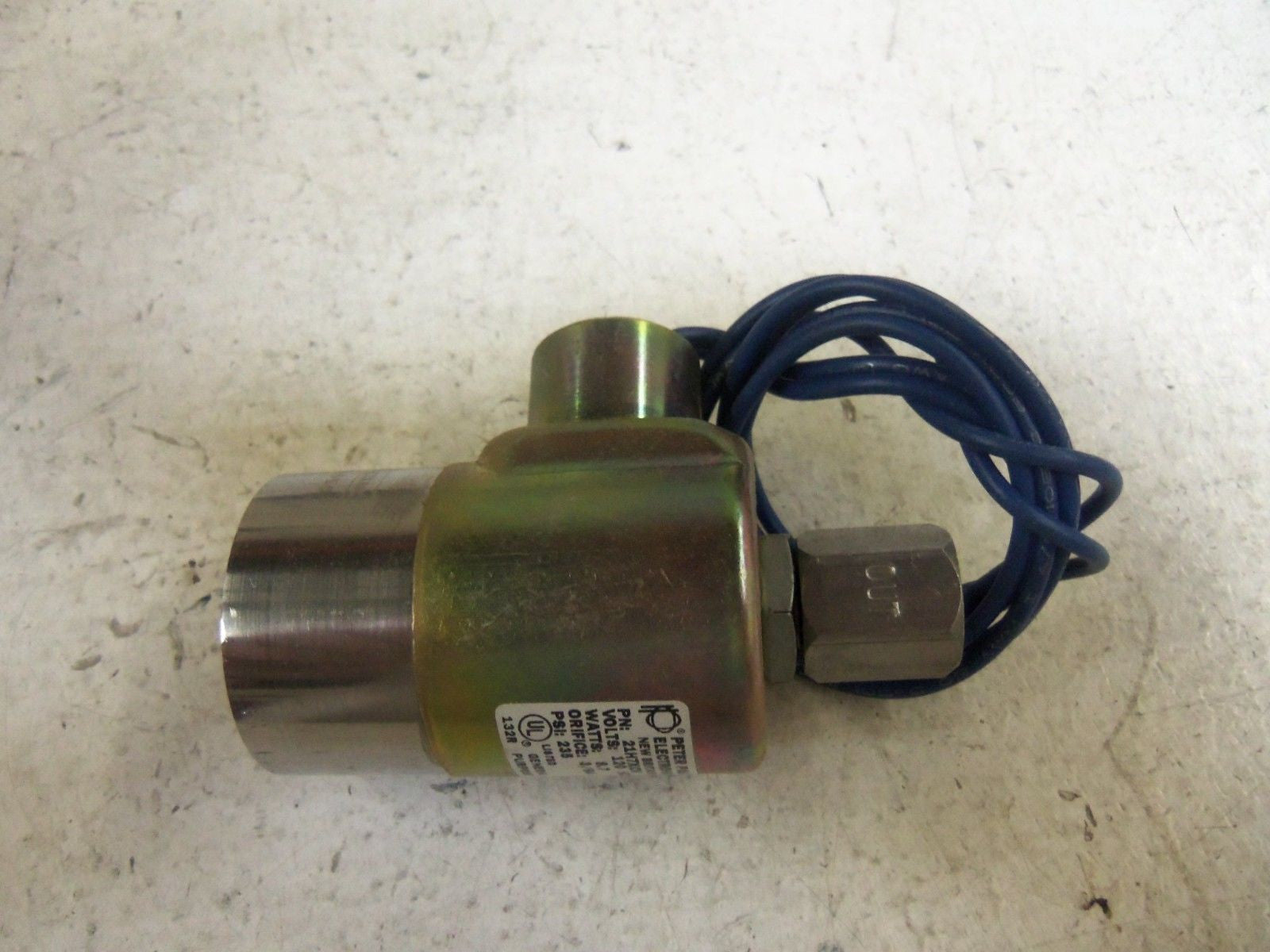 PETER PAUL SOLENOID VALVE 21H7XCV 120/60 *NEW IN BOX*
