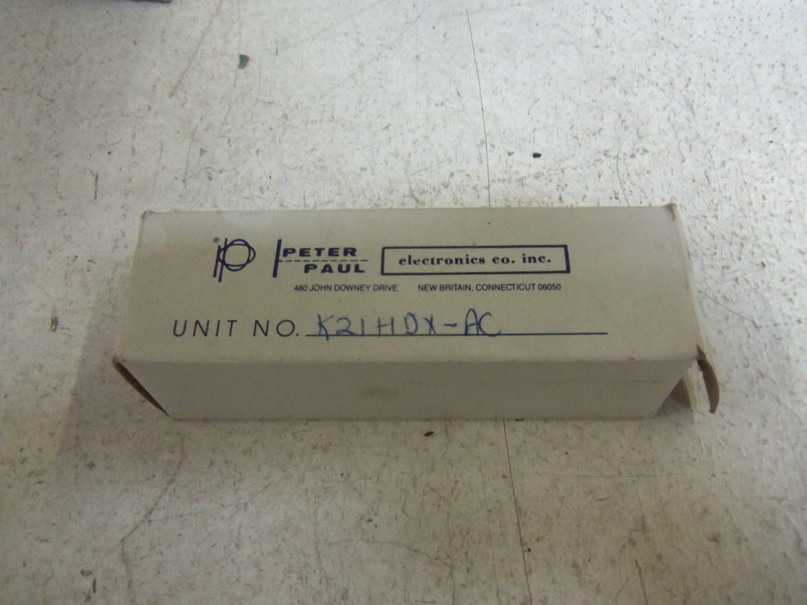 PETER PAUL SOLENOID VALVE K21HDX-AC *NEW IN BOX*