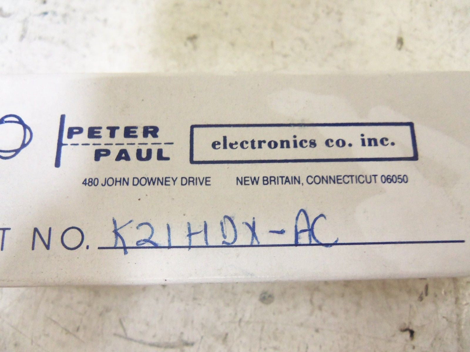 PETER PAUL SOLENOID VALVE K21HDX-AC *NEW IN BOX*