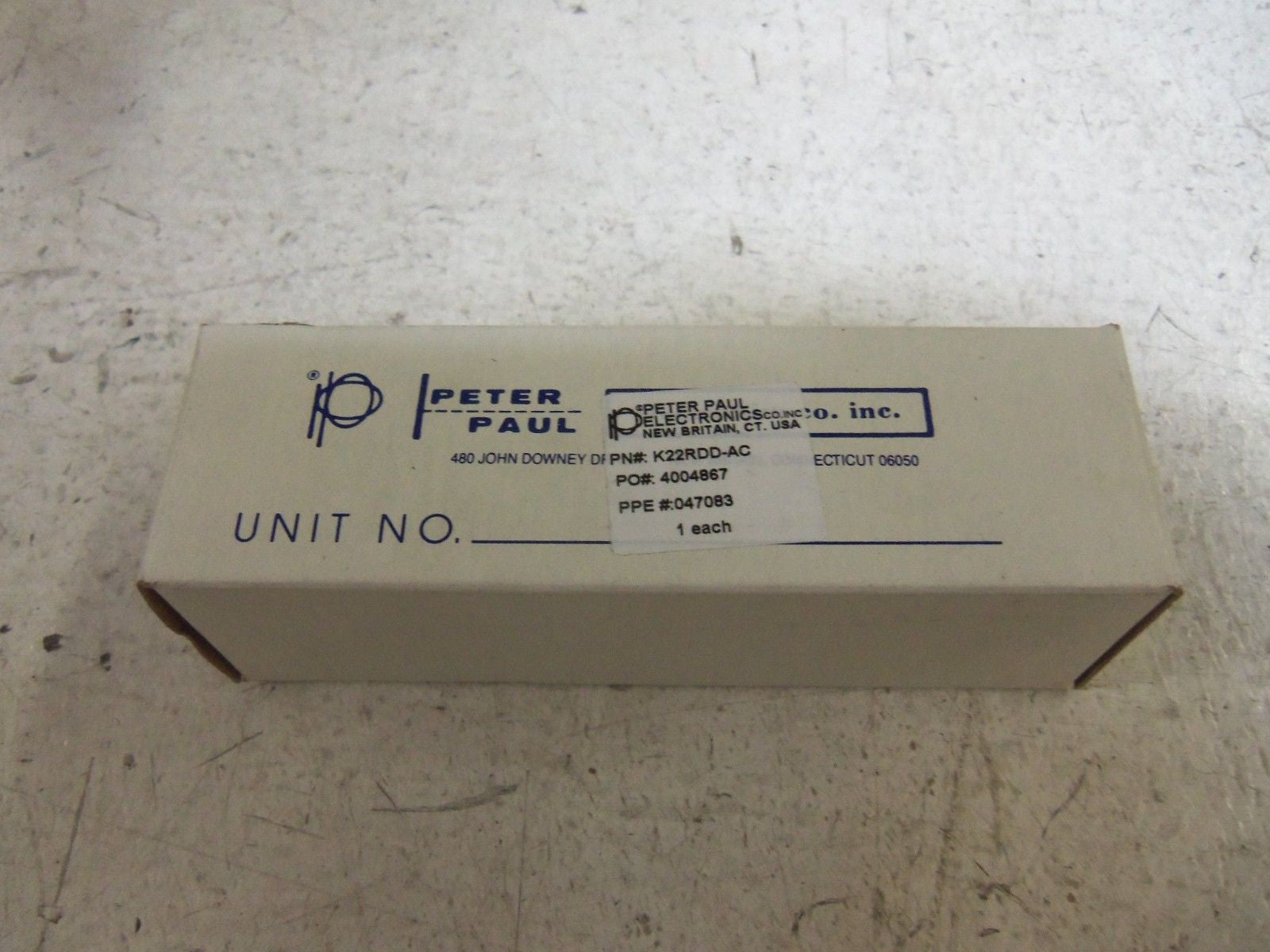 PETER PAUL SOLENOID VALVE KR22RDD-AC *NEW IN BOX*
